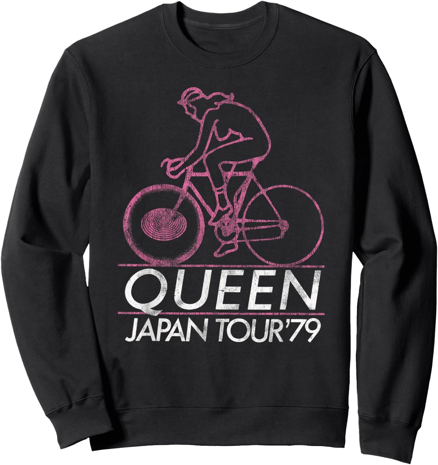 Official Queen Japan Tour 1979 Sweatshirt - Sweatshirt | Black