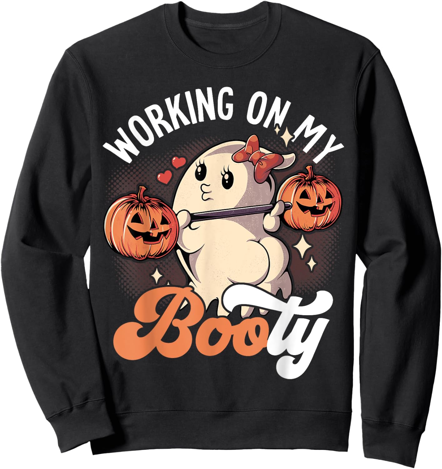 Working On My Booty Sweatshirt - Sweatshirt | Black