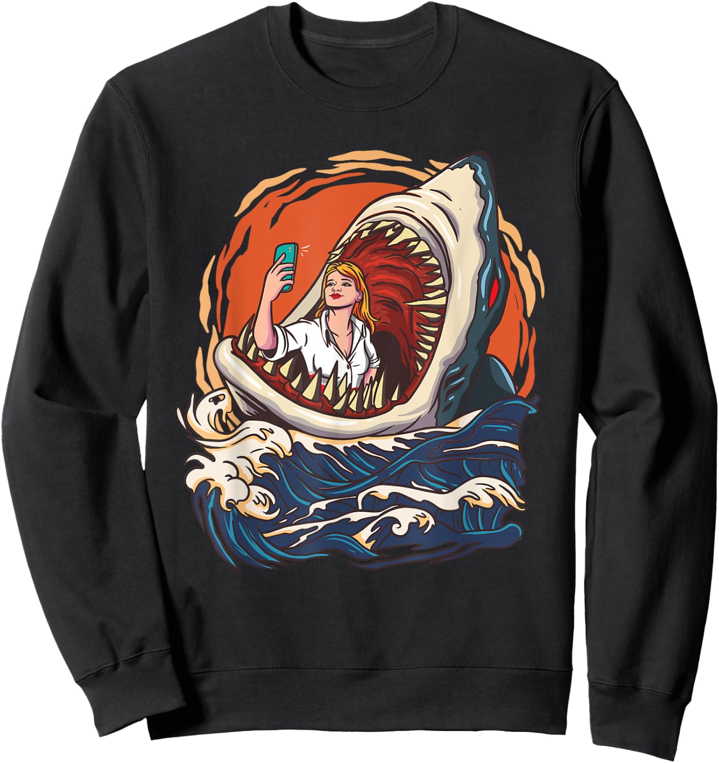 Shark Sweatshirt - Sweatshirt | Black