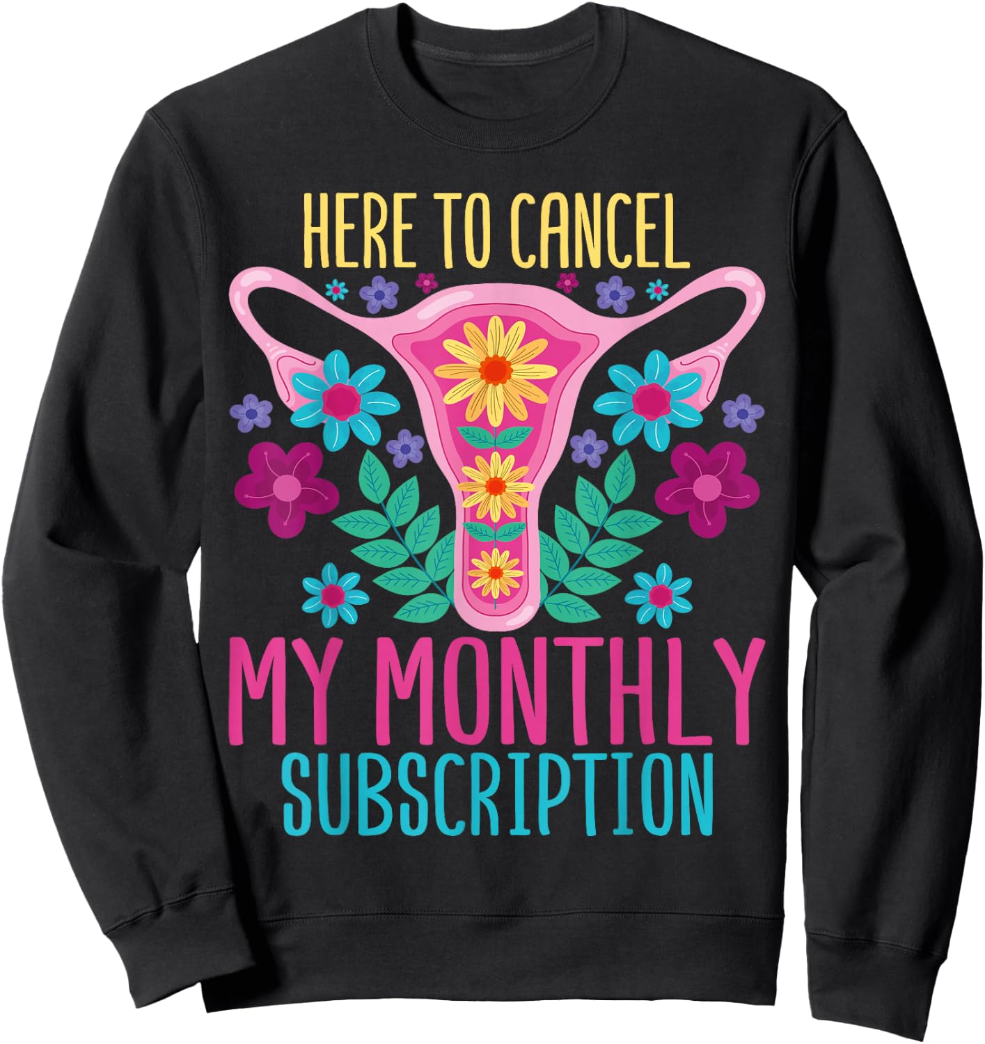 Uterus Removal - Hysterectomy Surgery Recovery Survivor Sweatshirt - Sweatshirt | Black