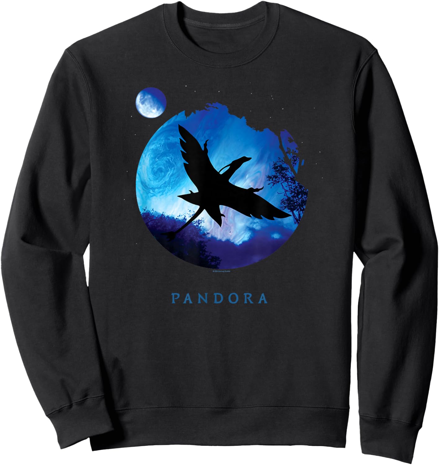 Avatar Pandora Creature Mountain Banshee in Night Sky Sweatshirt - Sweatshirt | Black