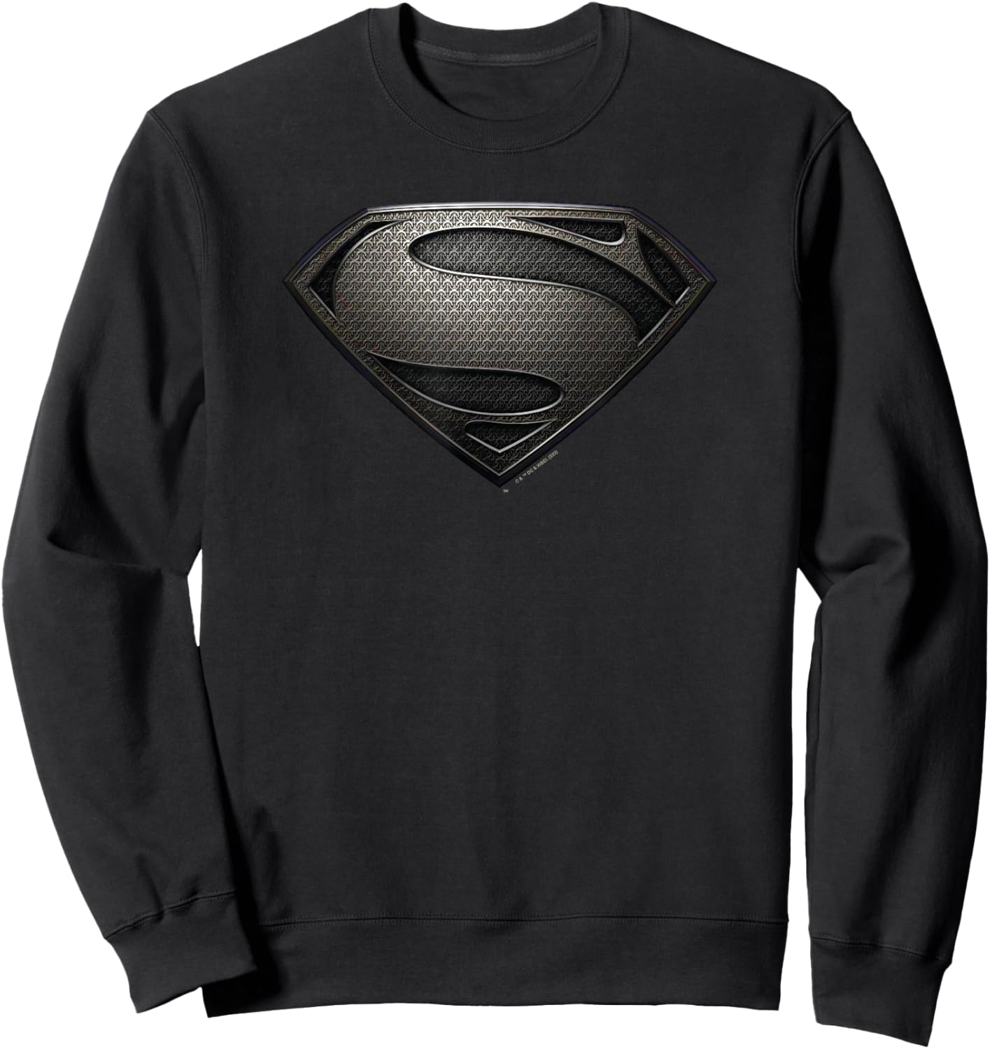 DC Comics Superman Black Kryptonian Symbol of Hope Sweatshirt - Sweatshirt | Black
