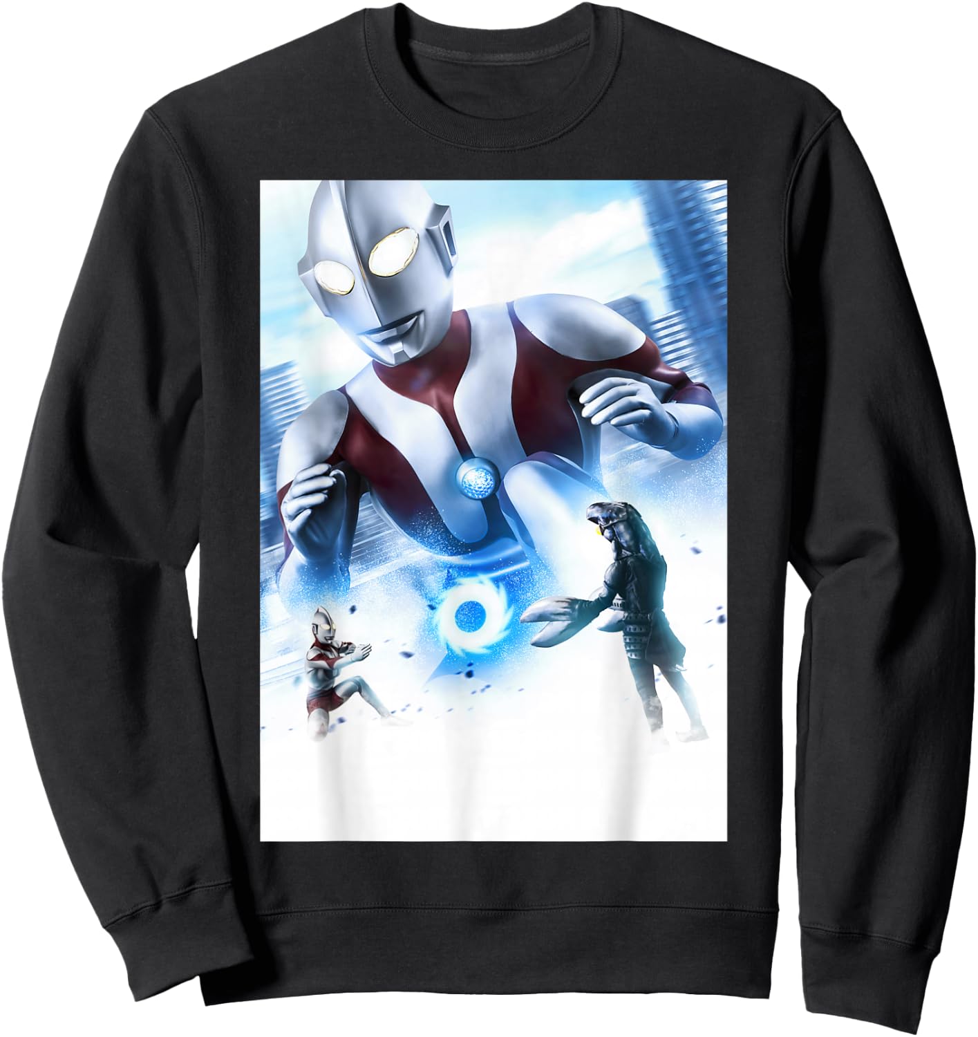 The First 1966 Ultraman Poster Visual Design A Sweatshirt - Sweatshirt | Black