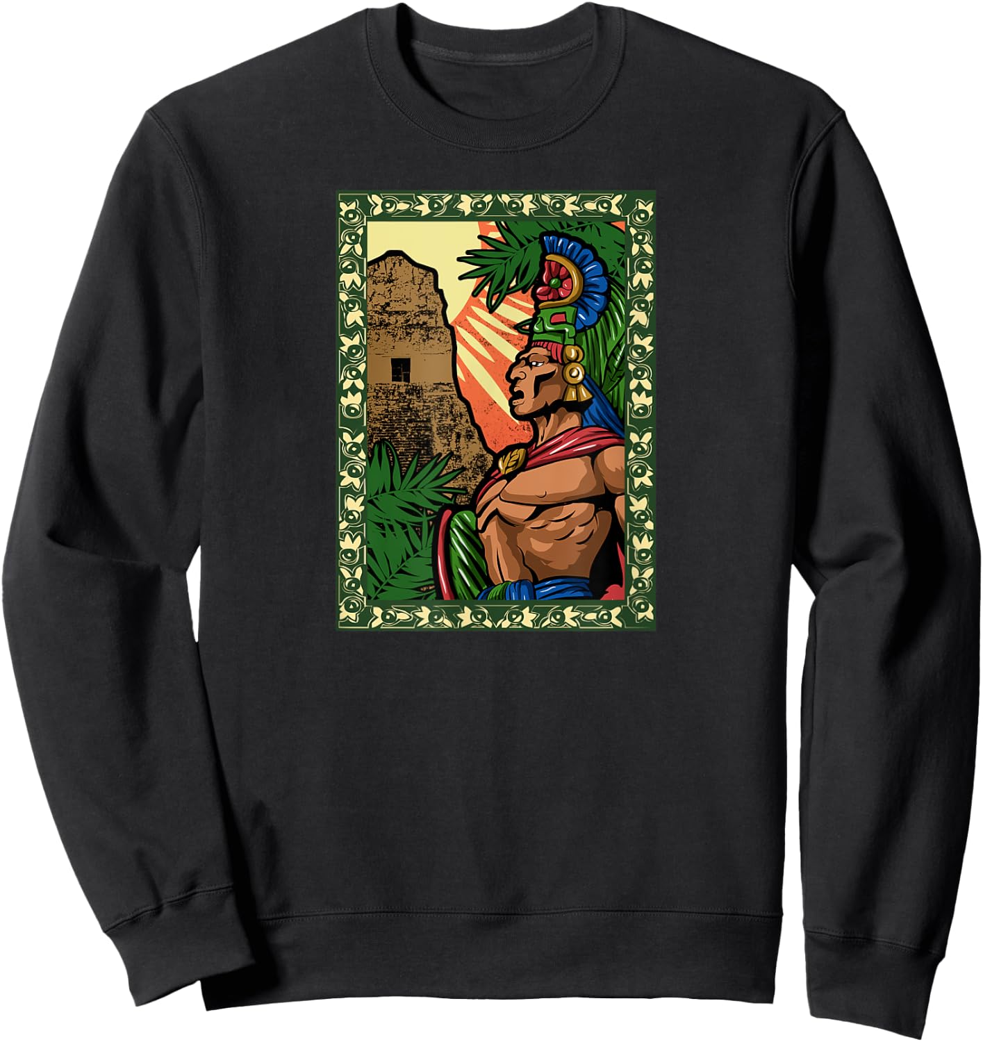 Guatemala Proud Hispanic Guate Guatemalan Tecun Uman Sweatshirt - Sweatshirt | Black