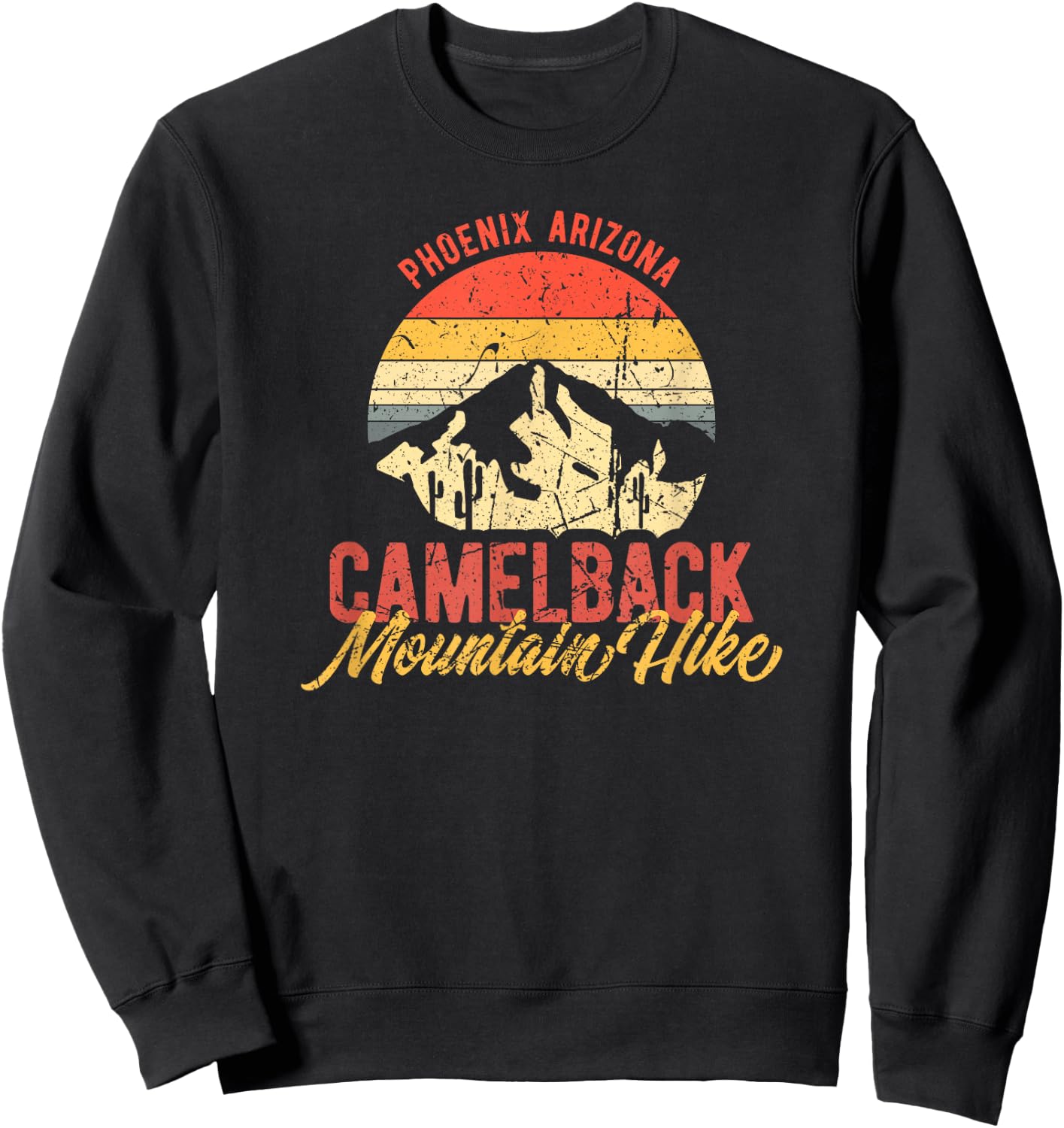 Camelback mountain hike Sweatshirt - Sweatshirt | Black