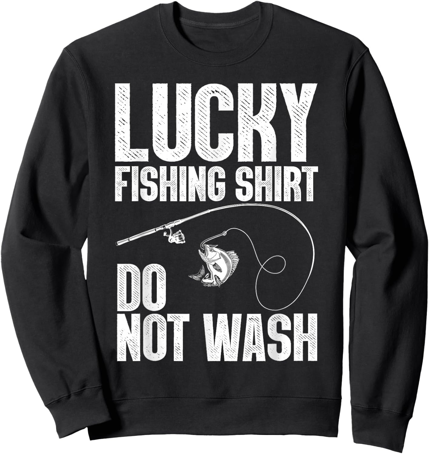 Funny Fishing Design Women Kids Fisherman Fishing Sweatshirt - Sweatshirt | Black