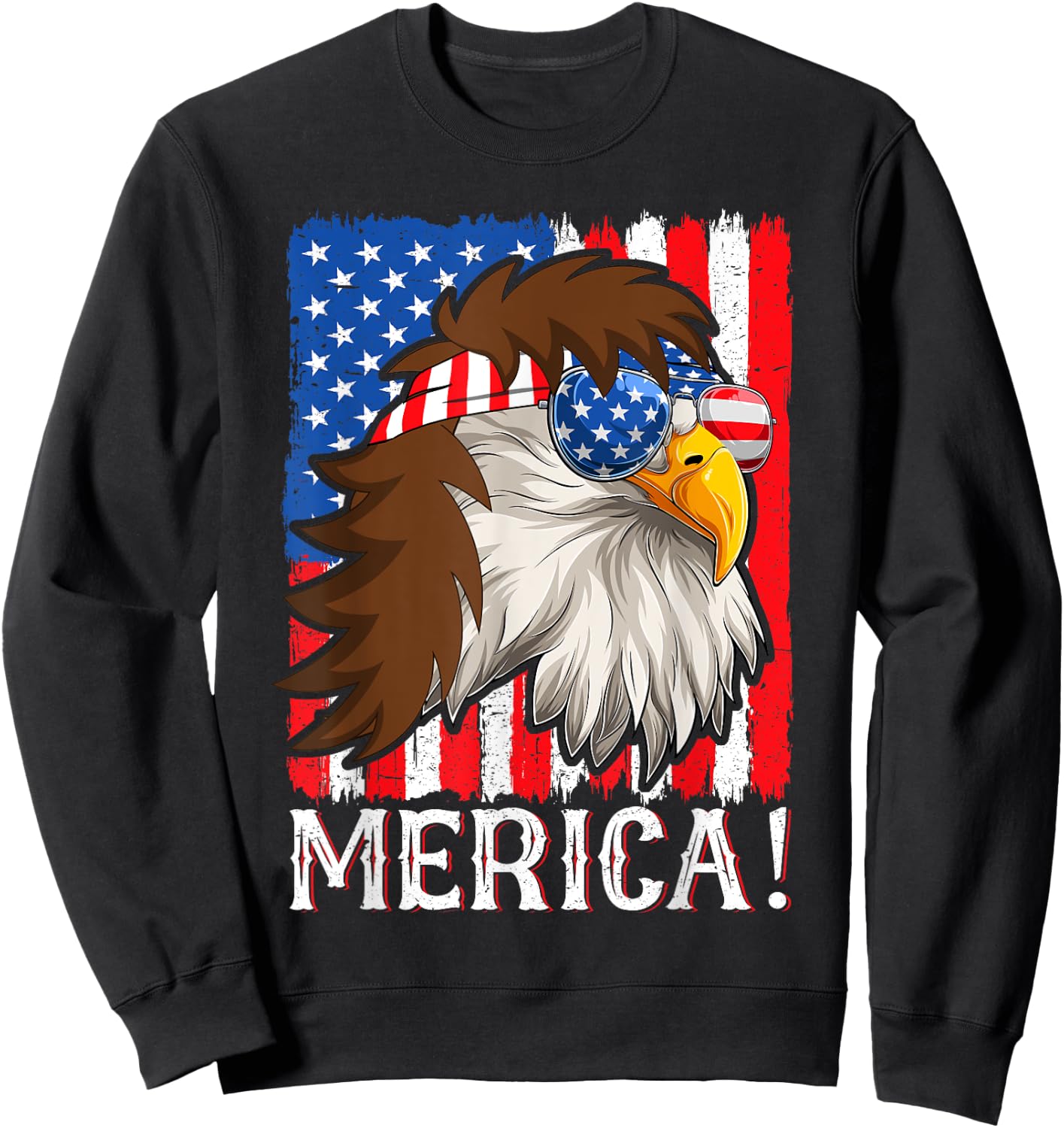 Eagle American Flag Shirt Kids American Eagle Shirts Sweatshirt - Sweatshirt | Black