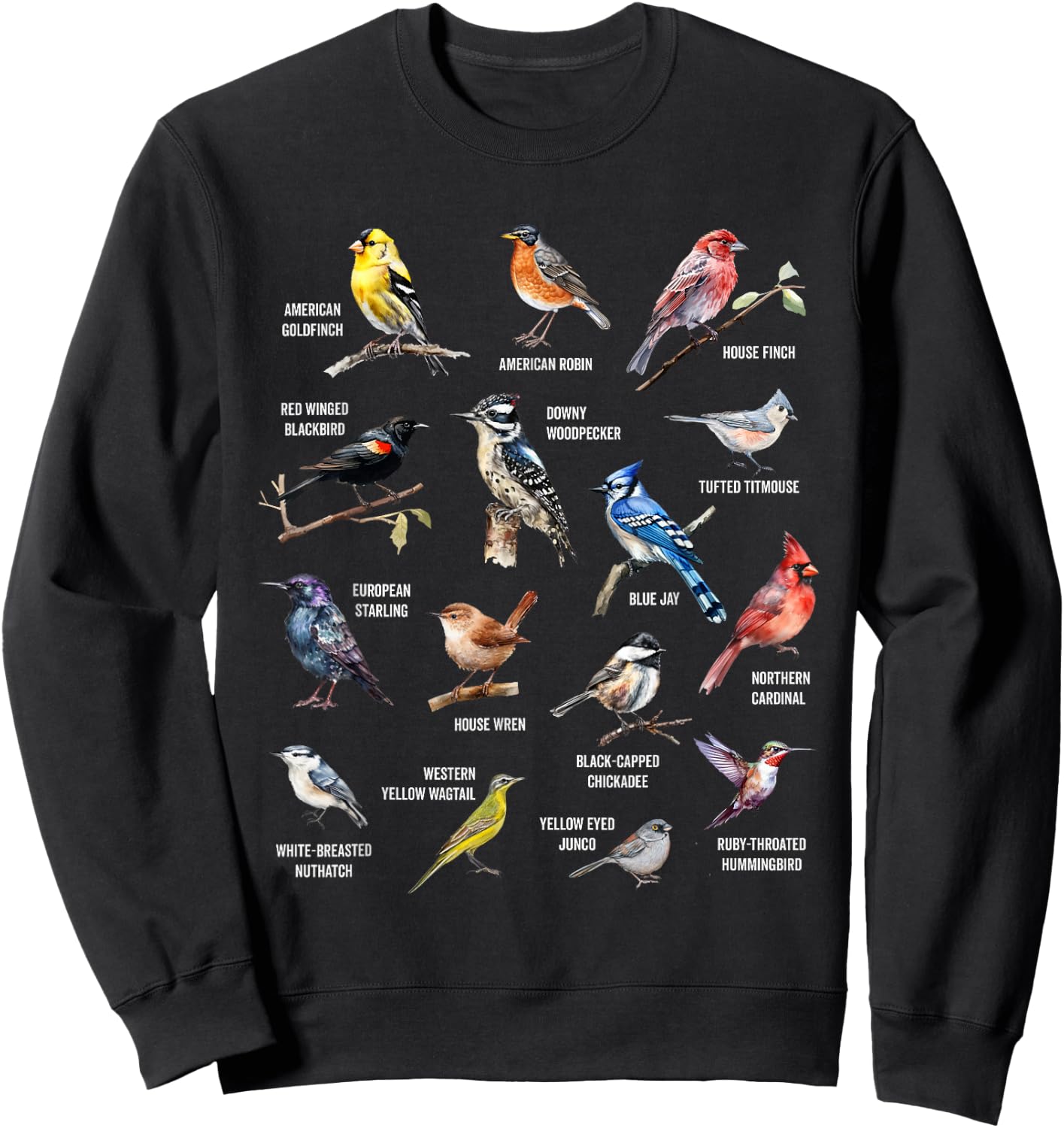 Bird Watching Bird Watcher Bird Lover Birder Birding Nerd Sweatshirt - Sweatshirt | Black