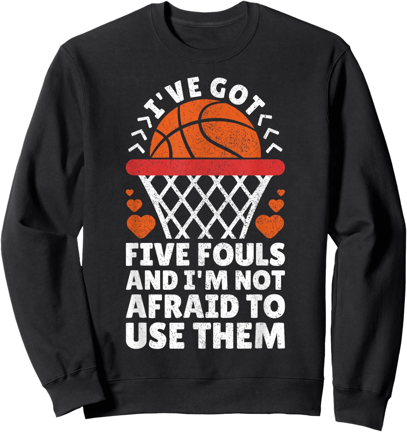 Basketball Player Boy Girl Basketball Lover Funny Basketball Sweatshirt - Sweatshirt | Black