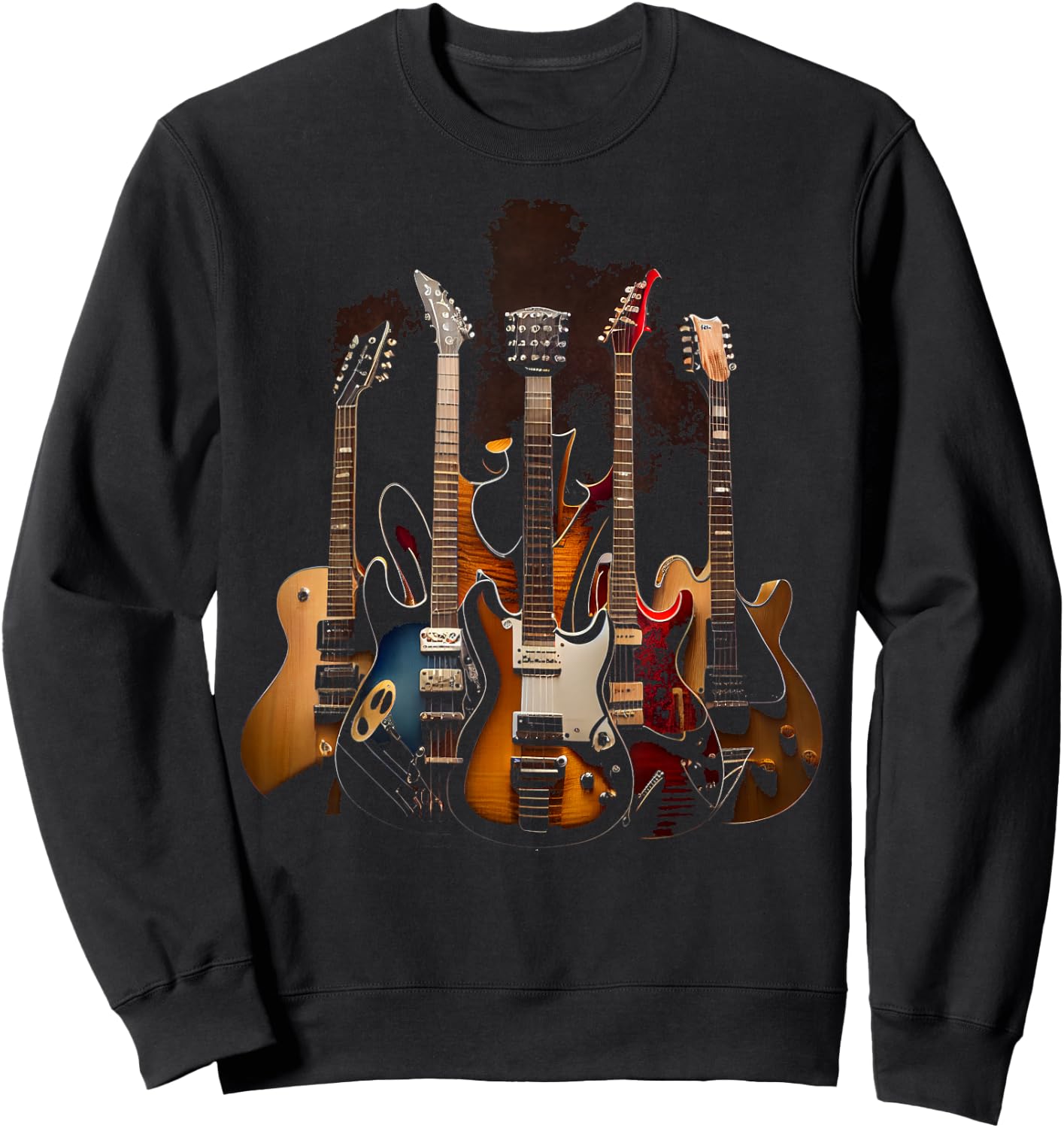 Guitars Musicians Guitarists Sweatshirt - Sweatshirt | Black