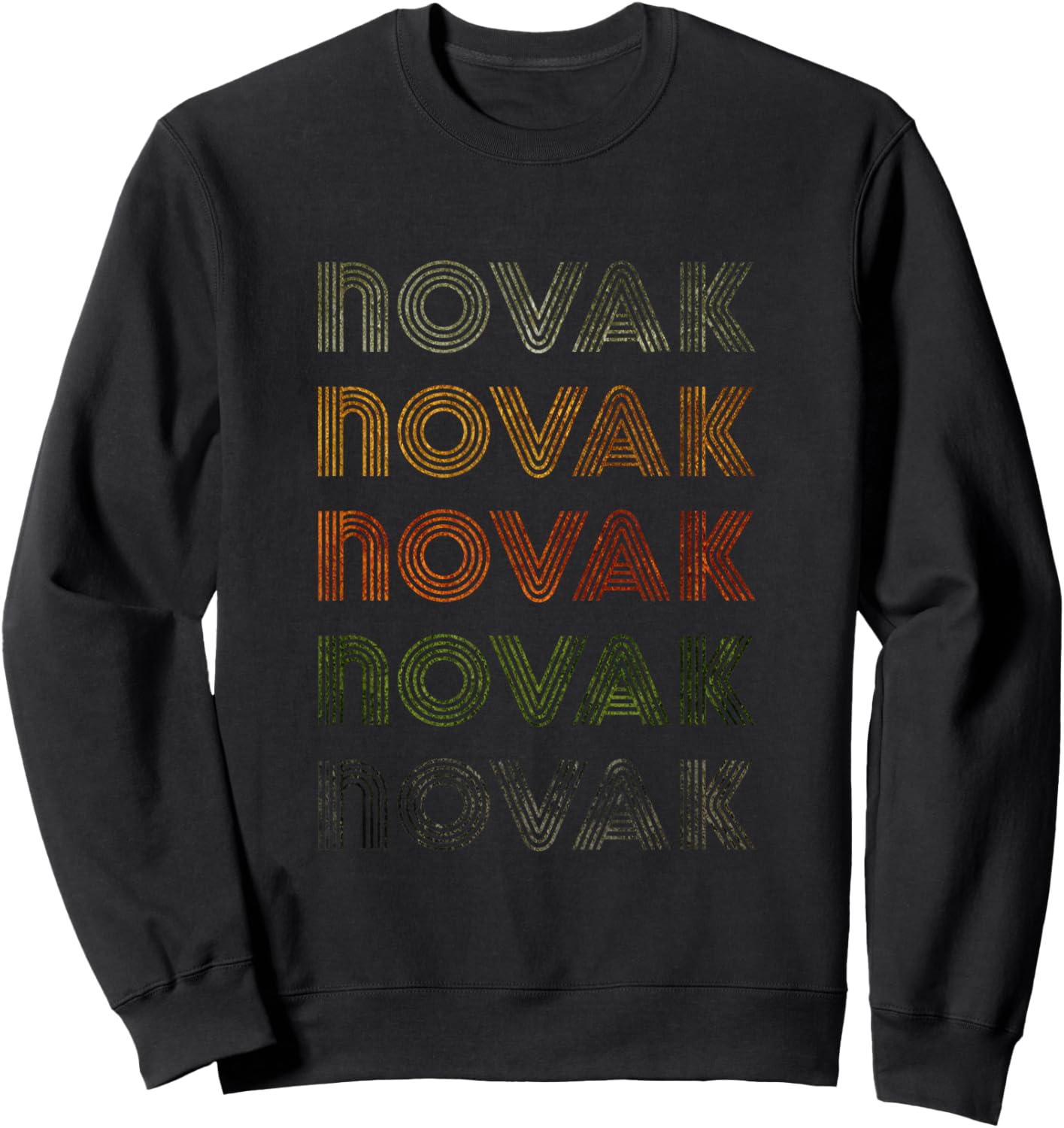 Love Heart Novak Grunge Vintage Style Black Novak Sweatshirt - Sweatshirt | Black