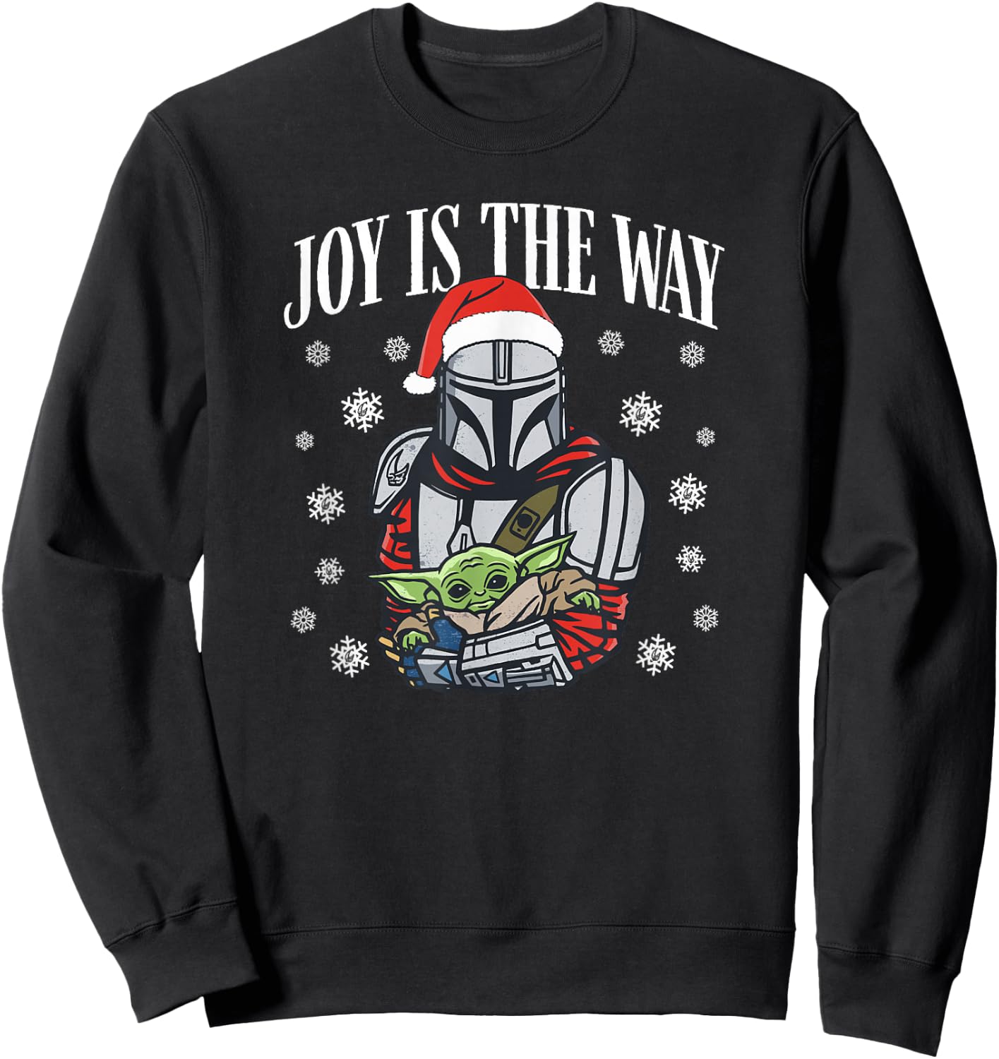 Star Wars: The Mandalorian Christmas Joy Is The Way Sweatshirt - Sweatshirt | Black