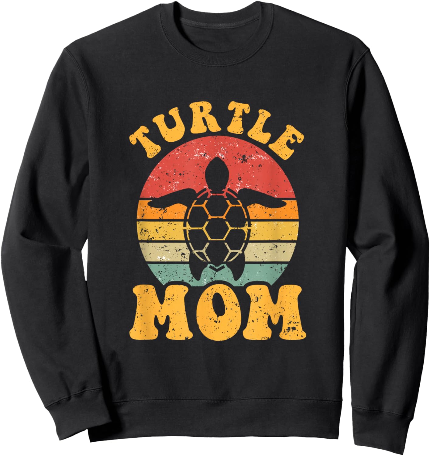 Turtle Mom Turtles Sweatshirt - Sweatshirt | Black