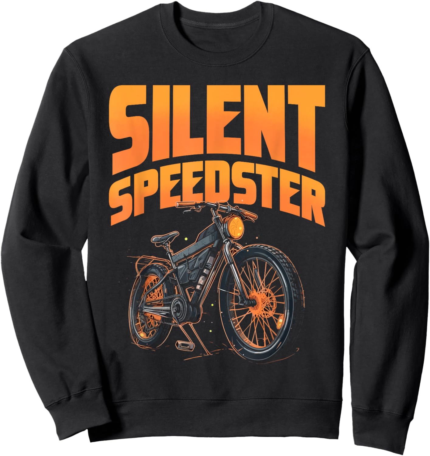 Silent Speedstar Electric Pedelec E-Bike Cycling Sweatshirt - Sweatshirt | Black
