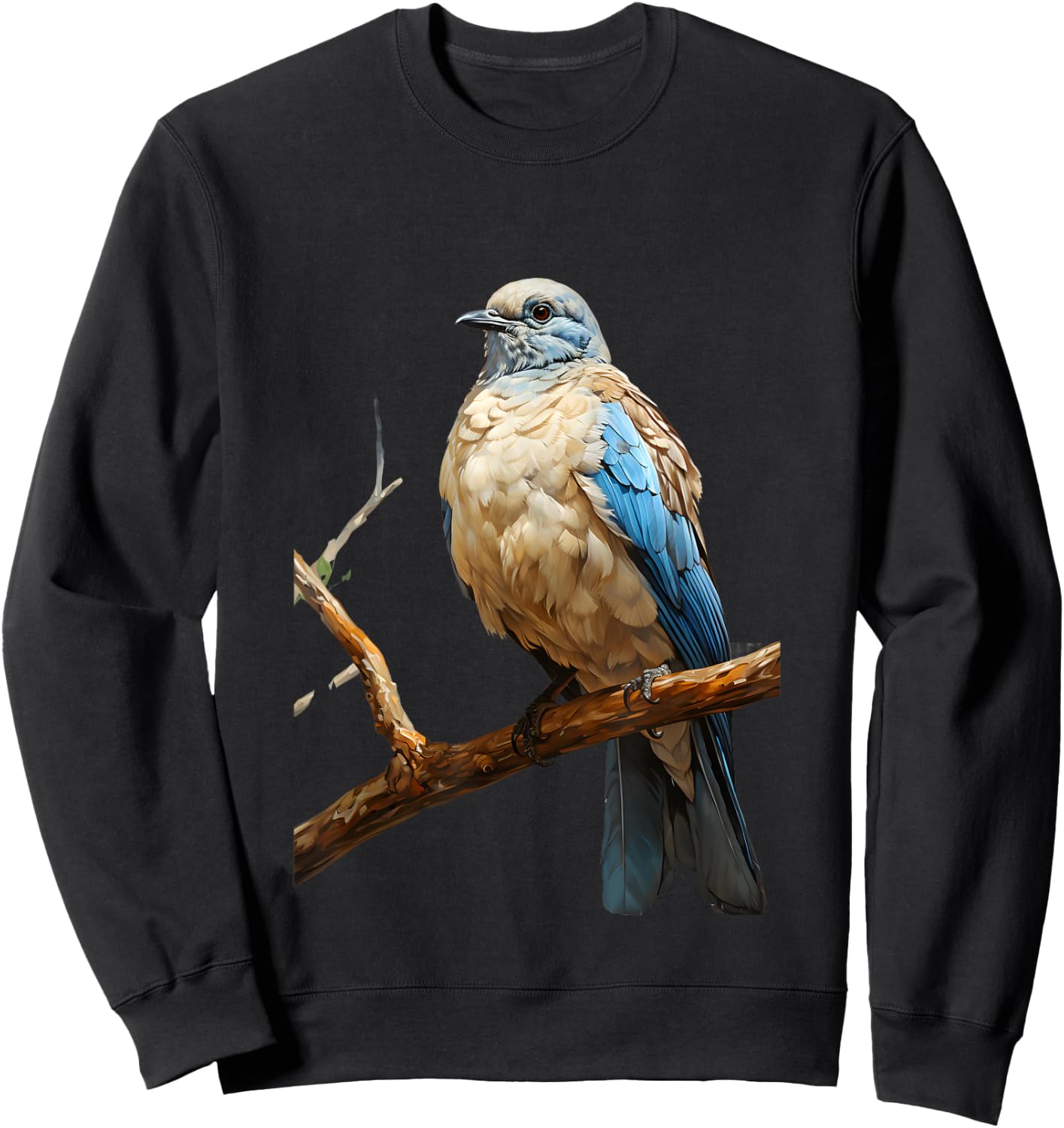 Gift Turtle Dove Nature Volatile Trees Sweatshirt - Sweatshirt | Black