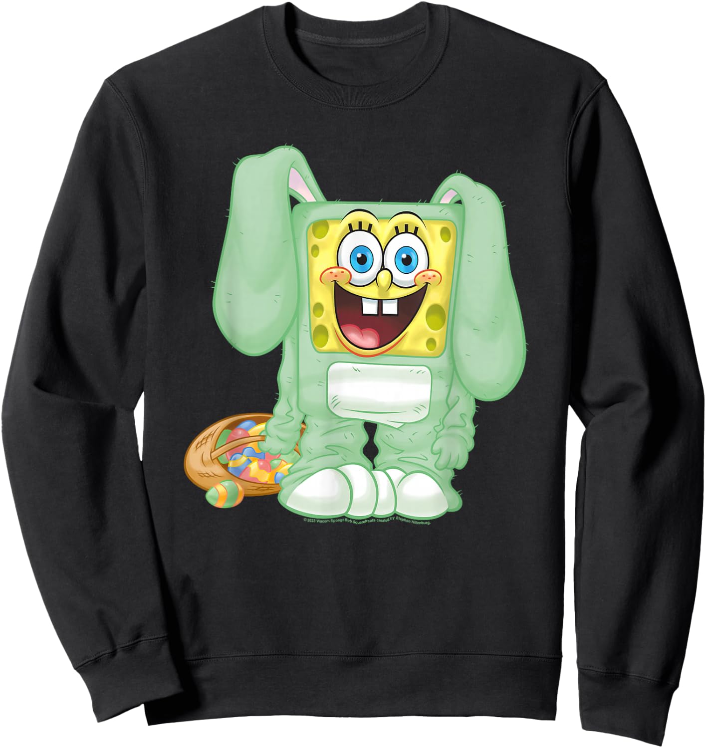 SpongeBob SquarePants Easter Bunny Suit Sweatshirt - Sweatshirt | Black