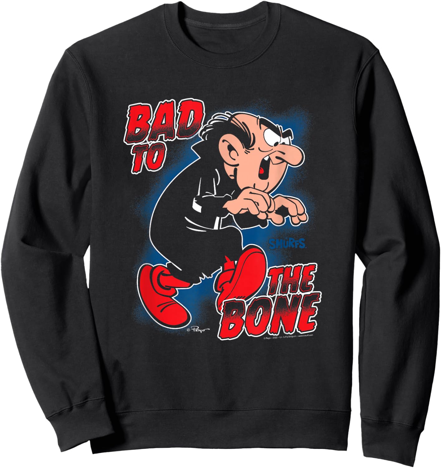 The Smurfs Gargamel Bad to The Bone Sweatshirt - Sweatshirt | Black
