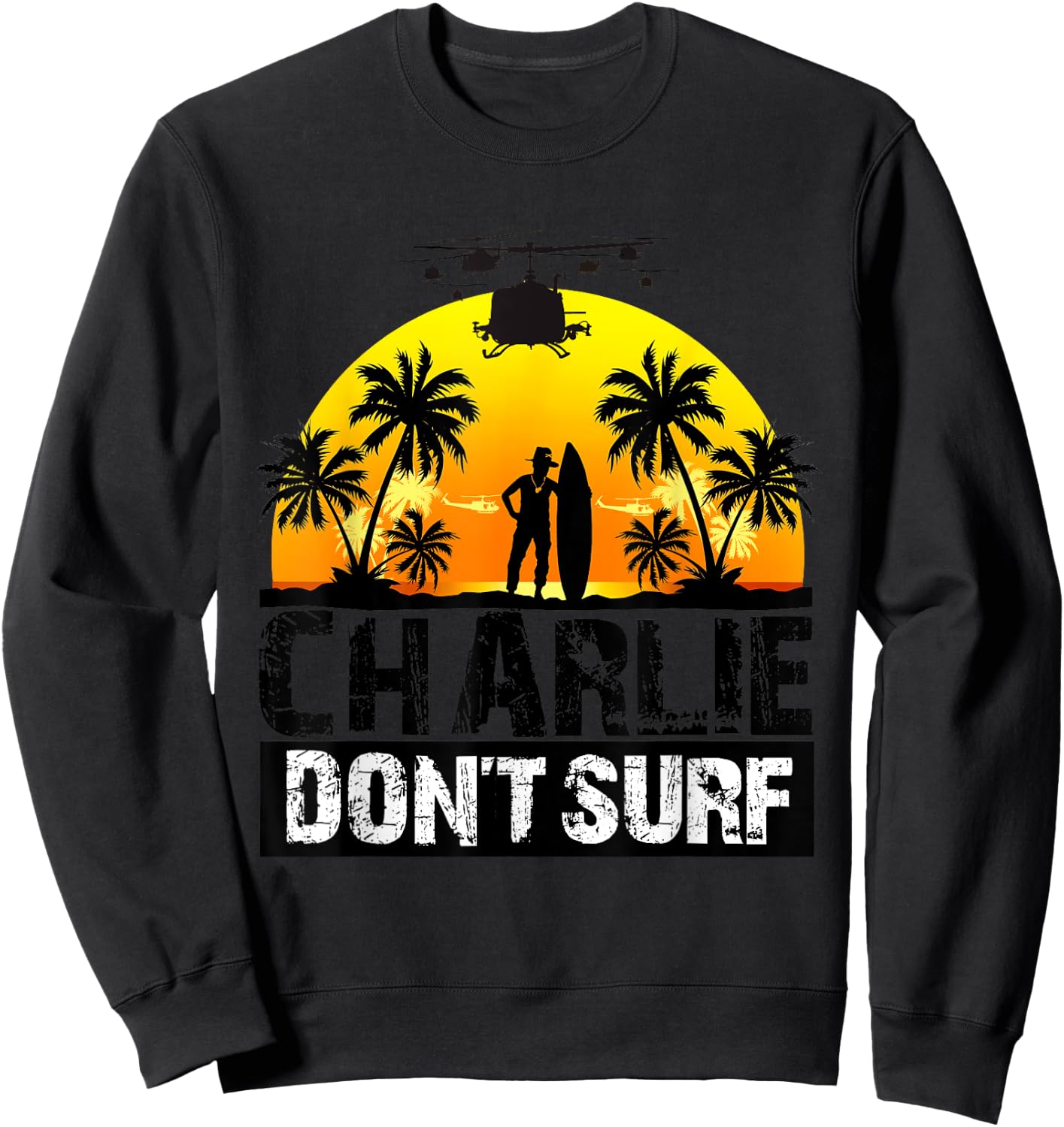 Charlie don't Surf Sweatshirt - Sweatshirt | Black