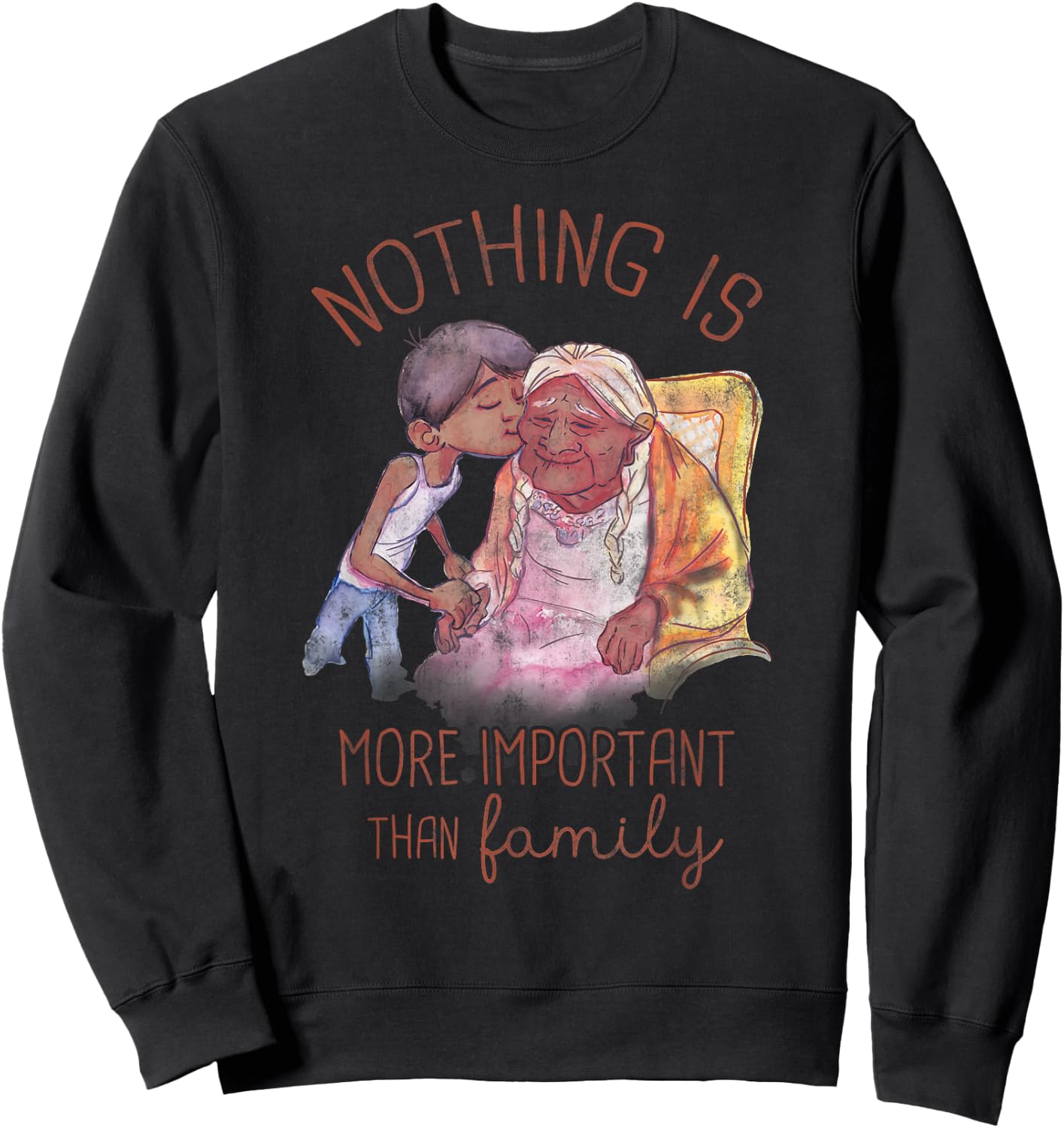 Disney Pixar Coco Nothing is More Important Than Family Shot Sweatshirt - Sweatshirt | Black