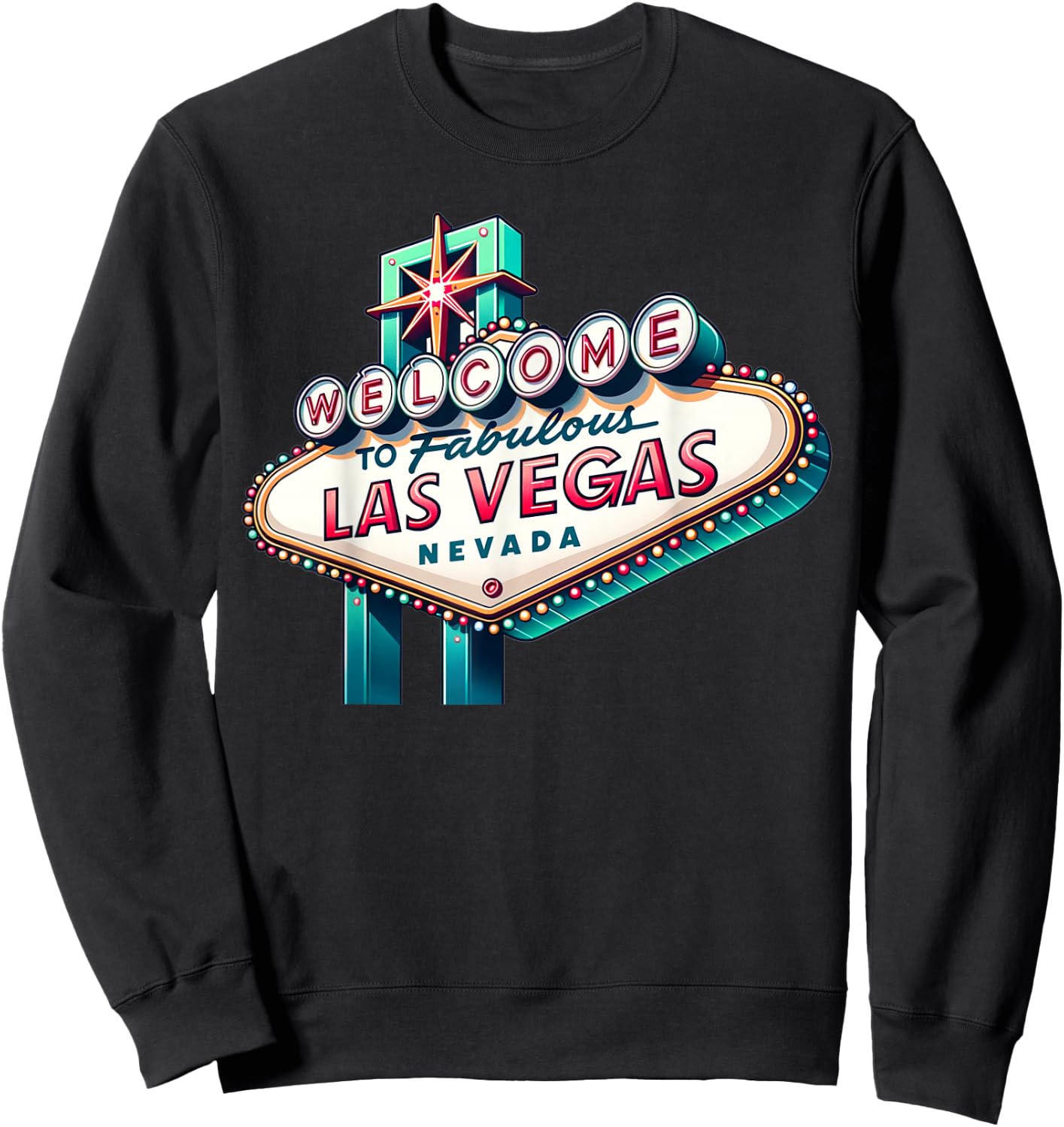 New LAS VEGAS Love Baby for Holidays in Las Vegas Souvenir Sweatshirt - Sweatshirt | Black
