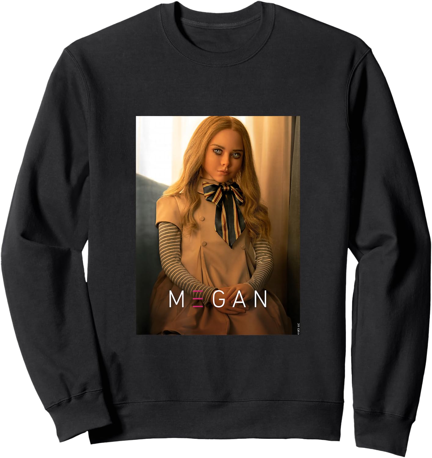 Megan Portrait Sweatshirt - Sweatshirt | Black