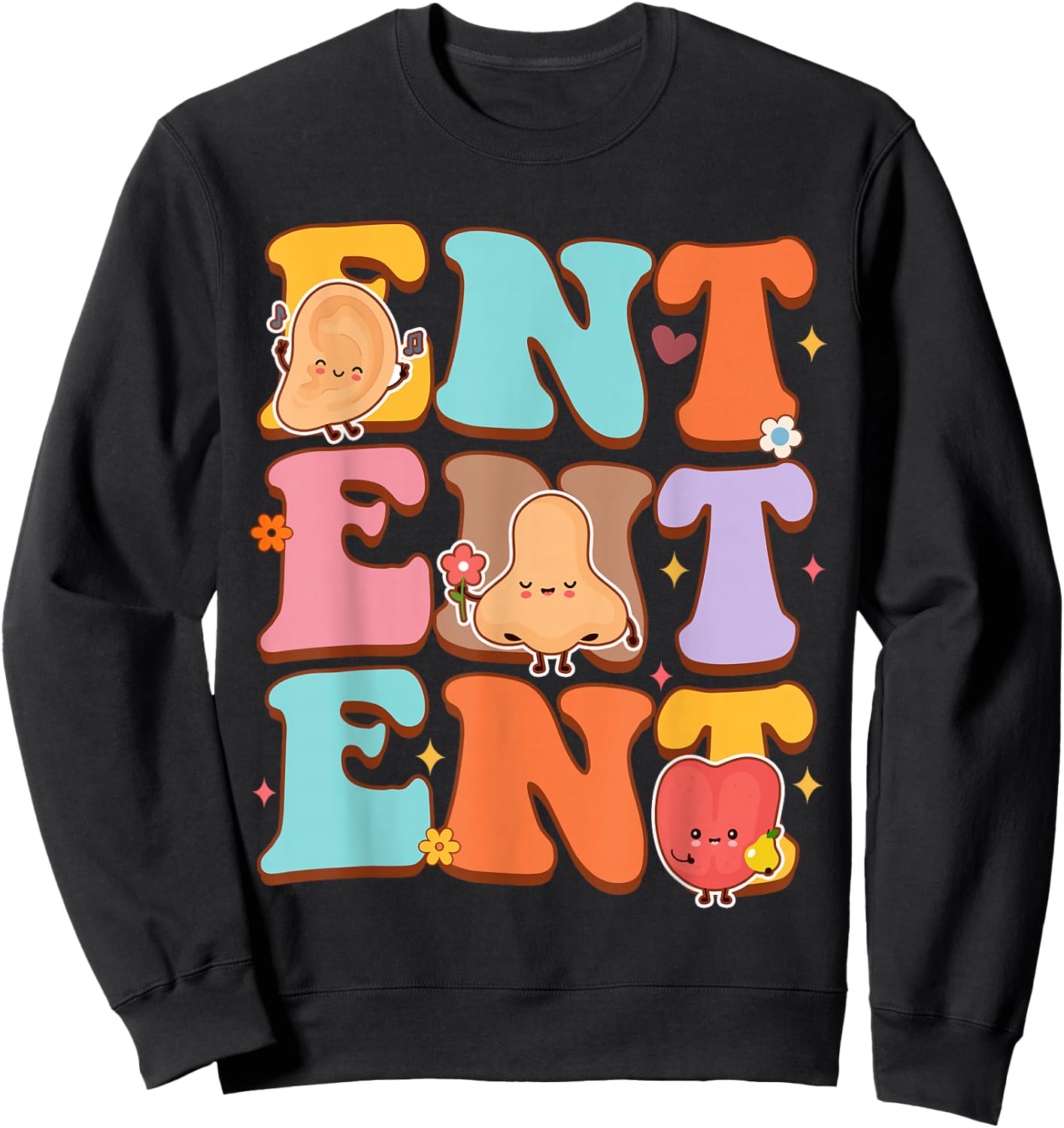 Otolaryngologist Otolaryngology Doctor ENT Ear Nose Throat Sweatshirt - Sweatshirt | Black
