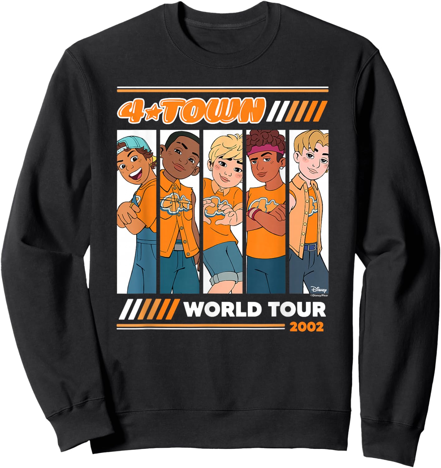 Turning Red - 4 Town 2002 Tour Sweatshirt - Sweatshirt | Black