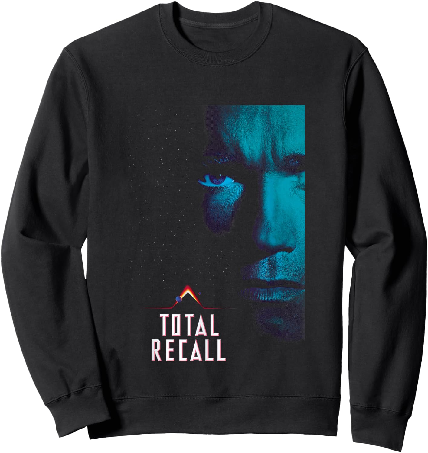 Total Recall Doug Quaid Space Poster Sweatshirt - Sweatshirt | Black
