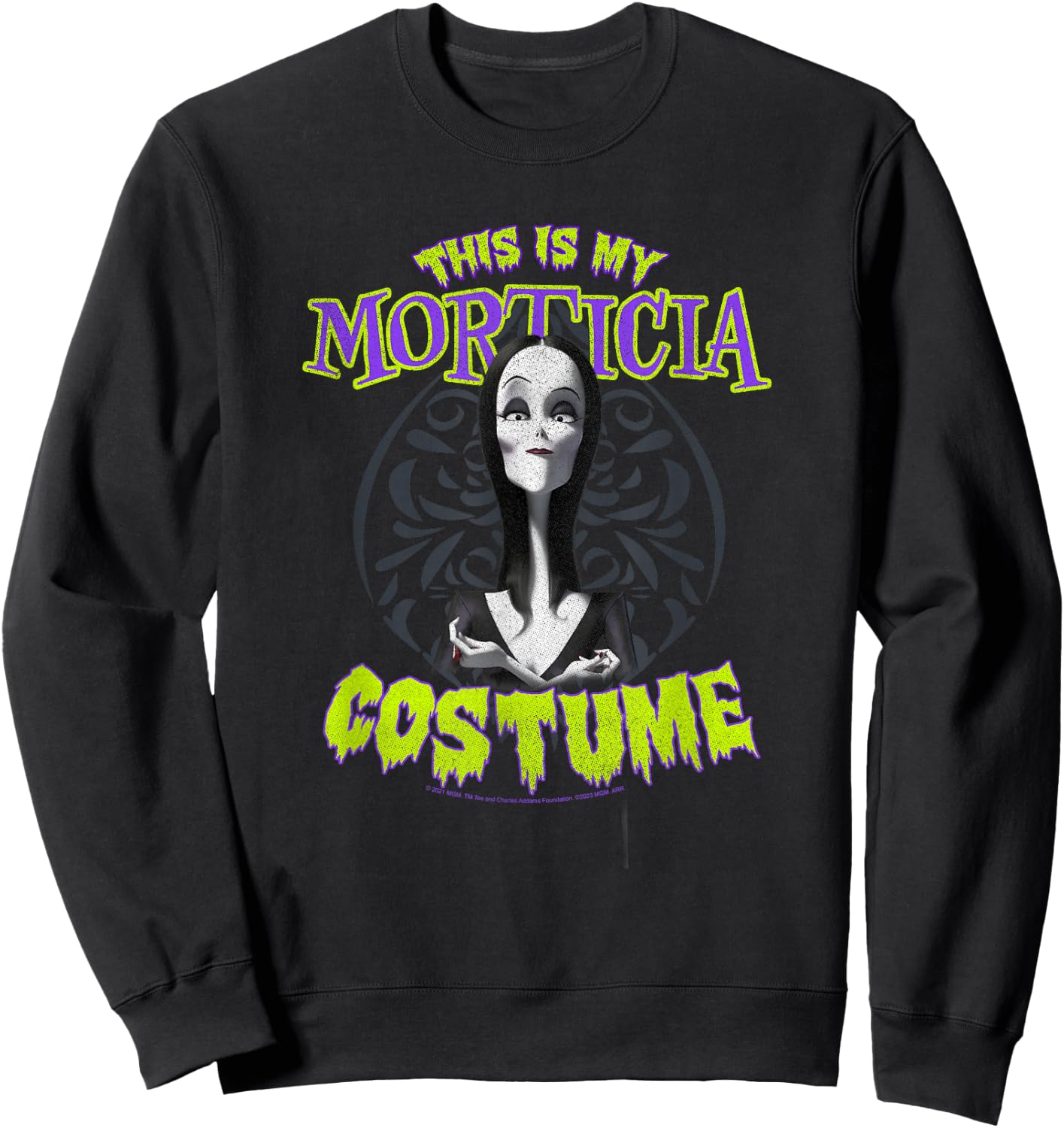 The Addams Family 2 Halloween This is My Morticia Costume Sweatshirt - Sweatshirt | Black