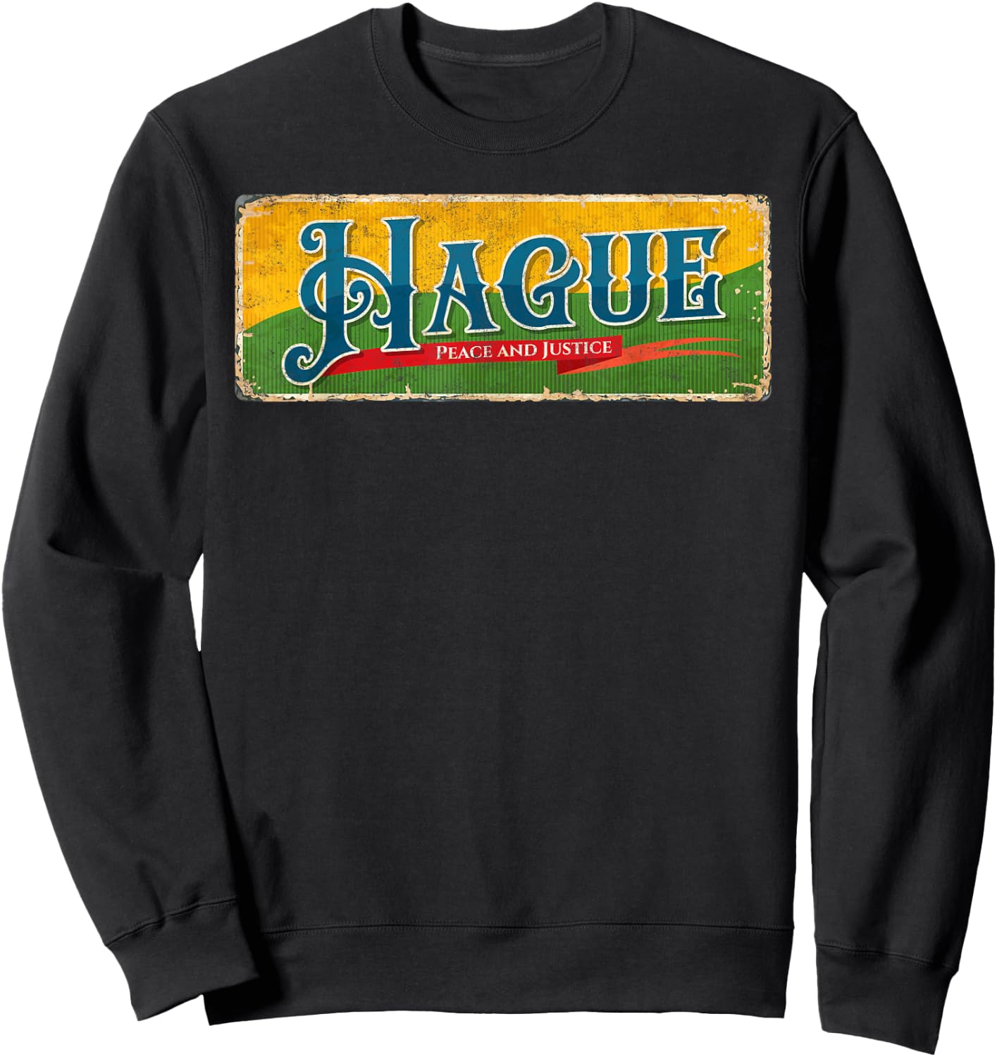 Europe Netherlands Holland The Hague Vacation Souvenir Sweatshirt - Sweatshirt | Black