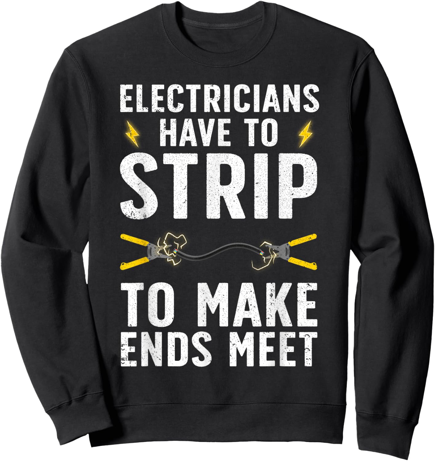 Funny Electrician Women Electrician Electrical Tools Sweatshirt - Sweatshirt | Black
