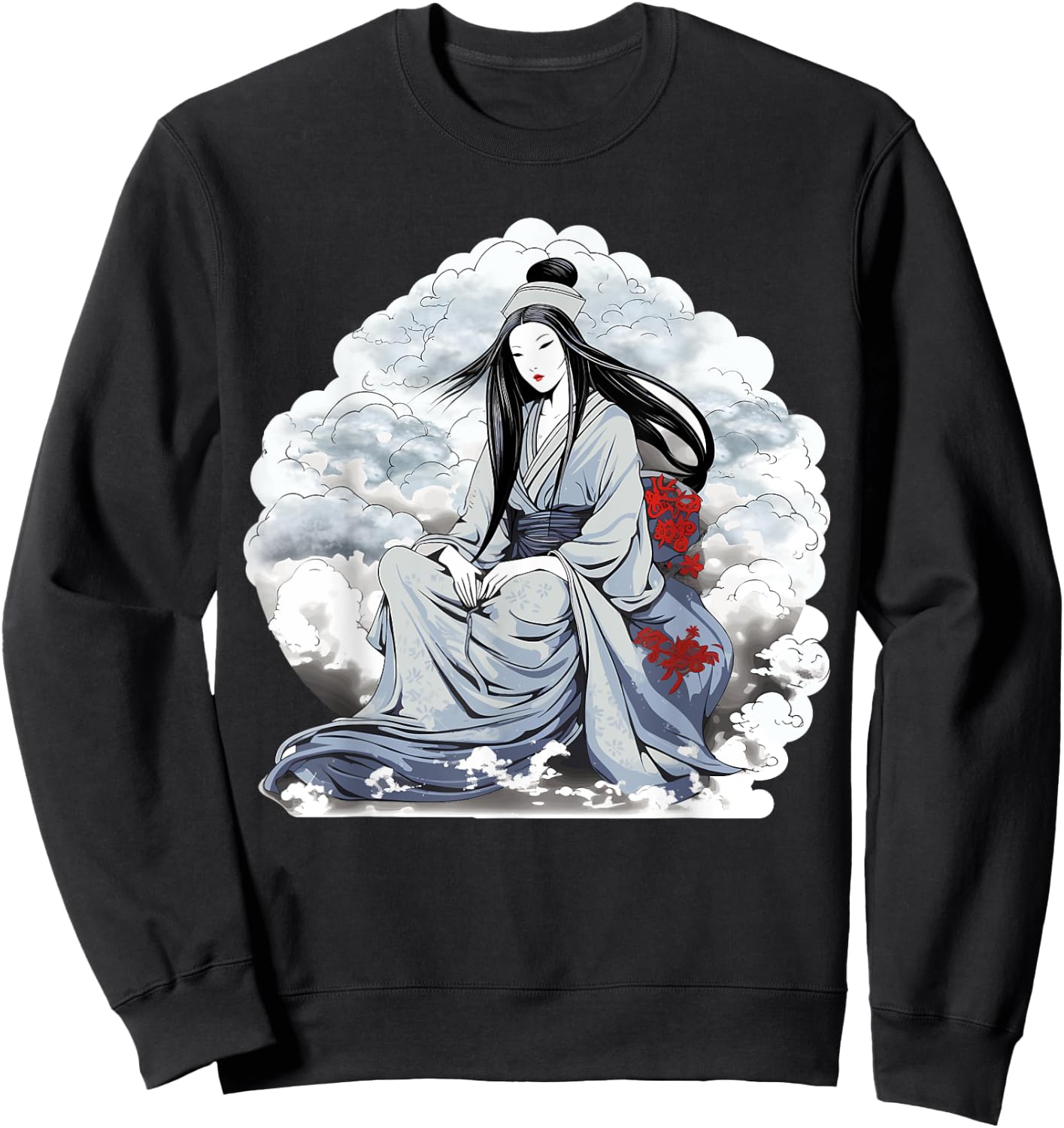 Yokai Yuki Onna Sweatshirt - Sweatshirt | Black