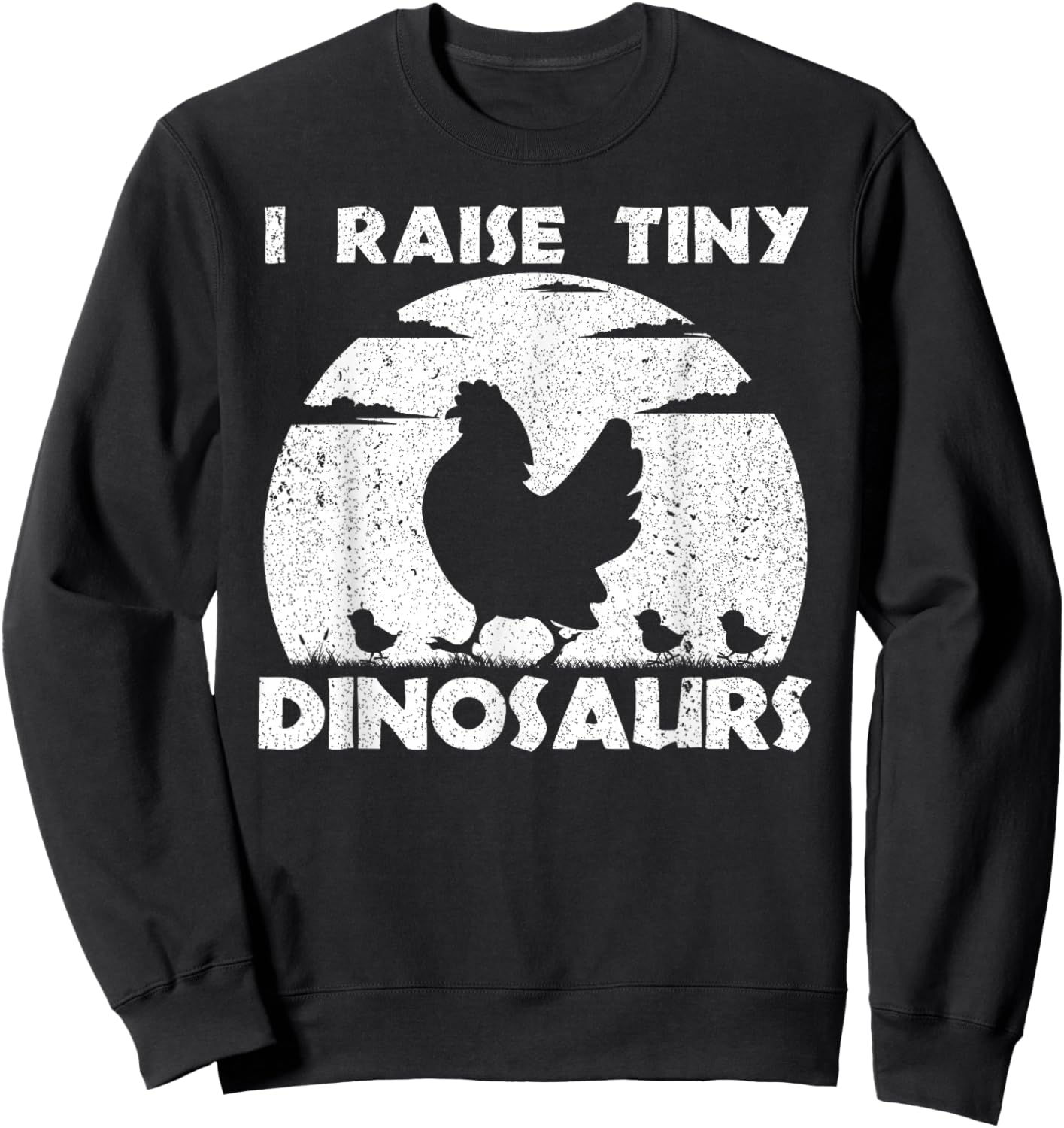 Cool Chicken Design Women Farm Lover Chicken Farmer Sweatshirt - Sweatshirt | Black