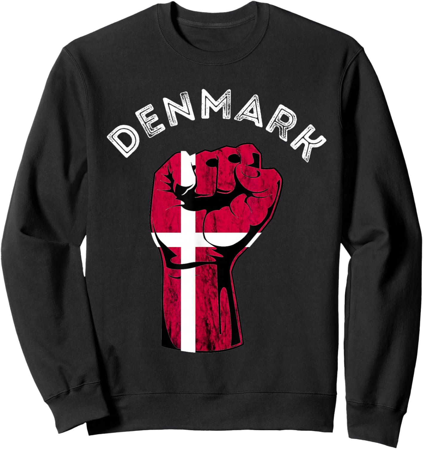 Denmark Handfist Power Denmark Flag Dansk Danish Roots Sweatshirt - Sweatshirt | Black