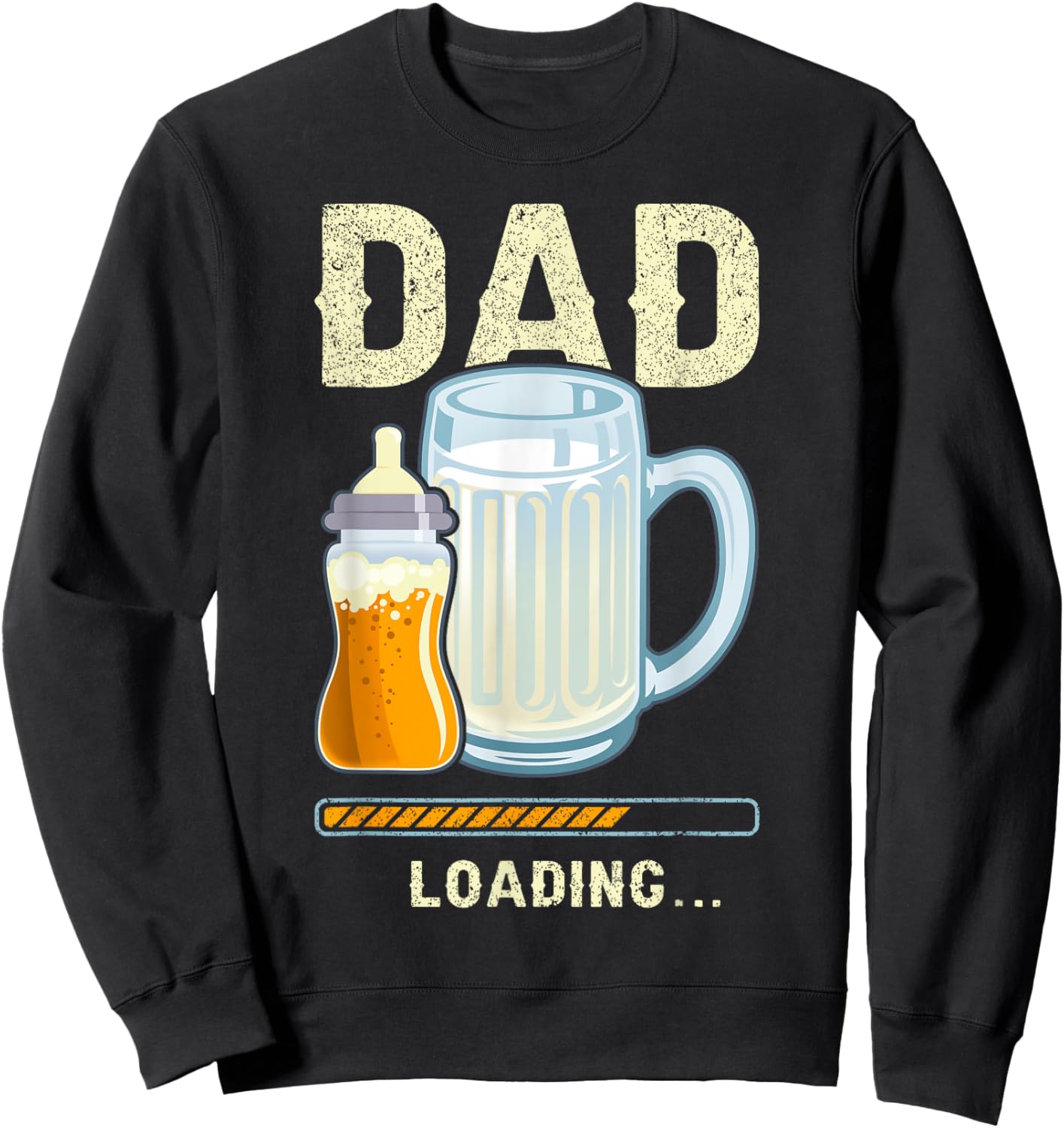 Expectant Dad, Dad-to-be, Future Dad Sweatshirt - Sweatshirt | Black
