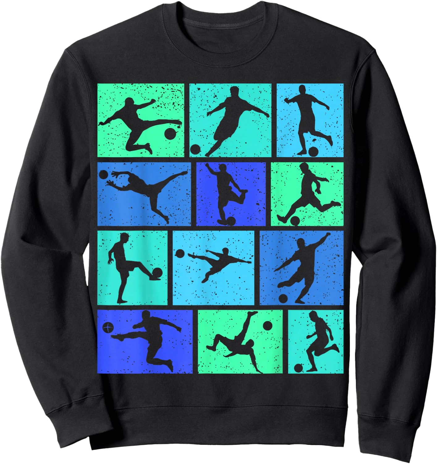 Soccer Boys Kids Men Sweatshirt - Sweatshirt | Black