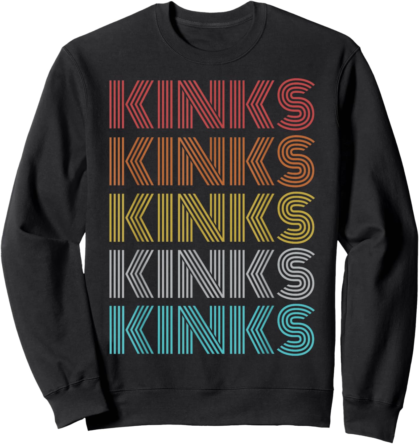 Retro Vintage Kinks Sweatshirt - Sweatshirt | Black