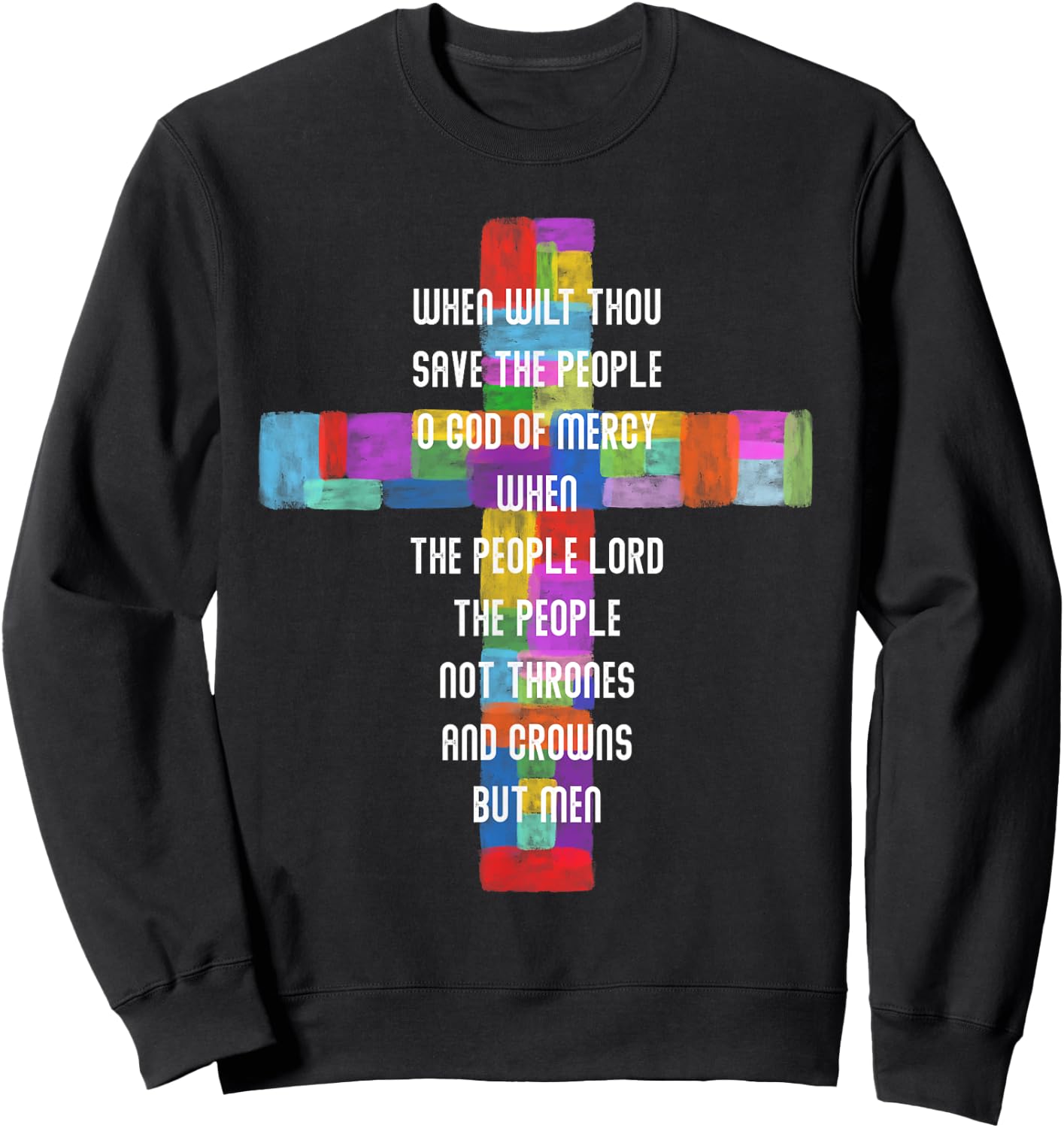 Save The People Godspell Musical Theatre Sweatshirt - Sweatshirt | Black