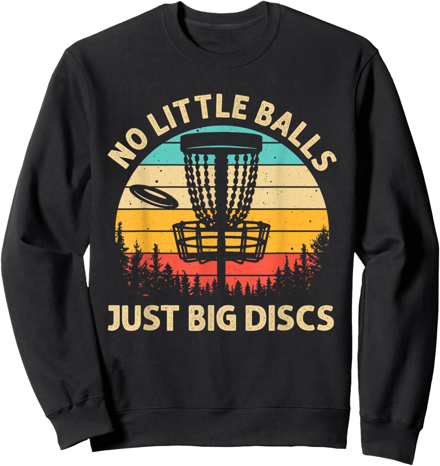 Funny Disc Golf Design Women Disc Golf Lover Player Sweatshirt - Sweatshirt | Black