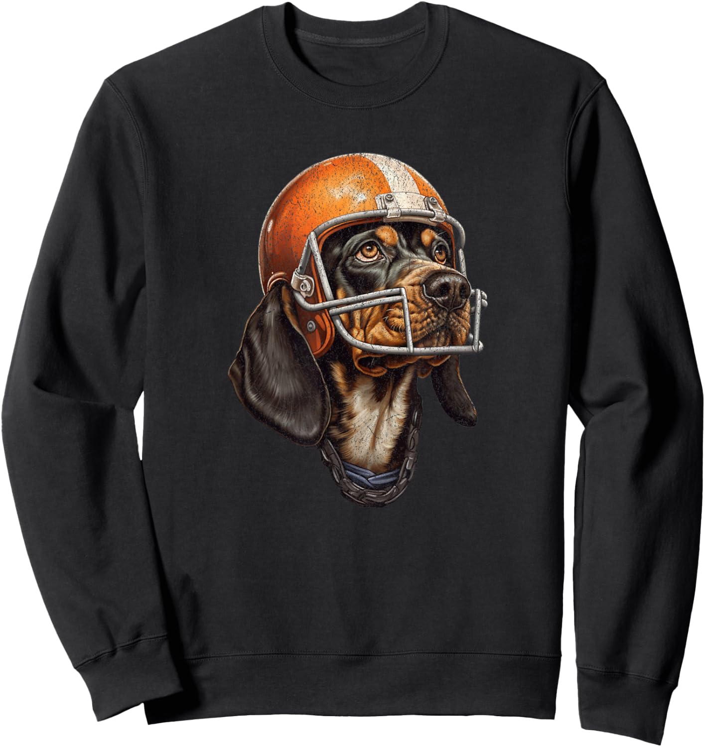 Tennessee Coonhound Dog Sport Lovers | Tennessee Tri Stars Men Women Girls Kids Sweatshirt - Sweatshirt | Black