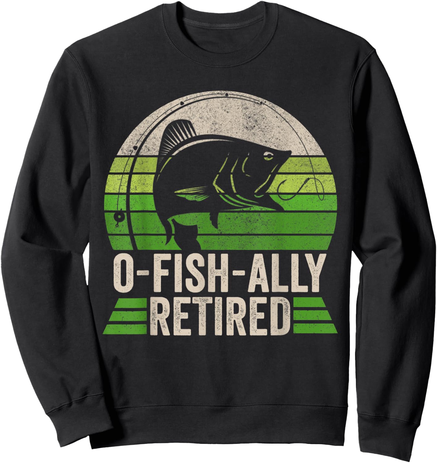 Retirement Fishing , Retired 2022 Fishing Sweatshirt - Sweatshirt | Black