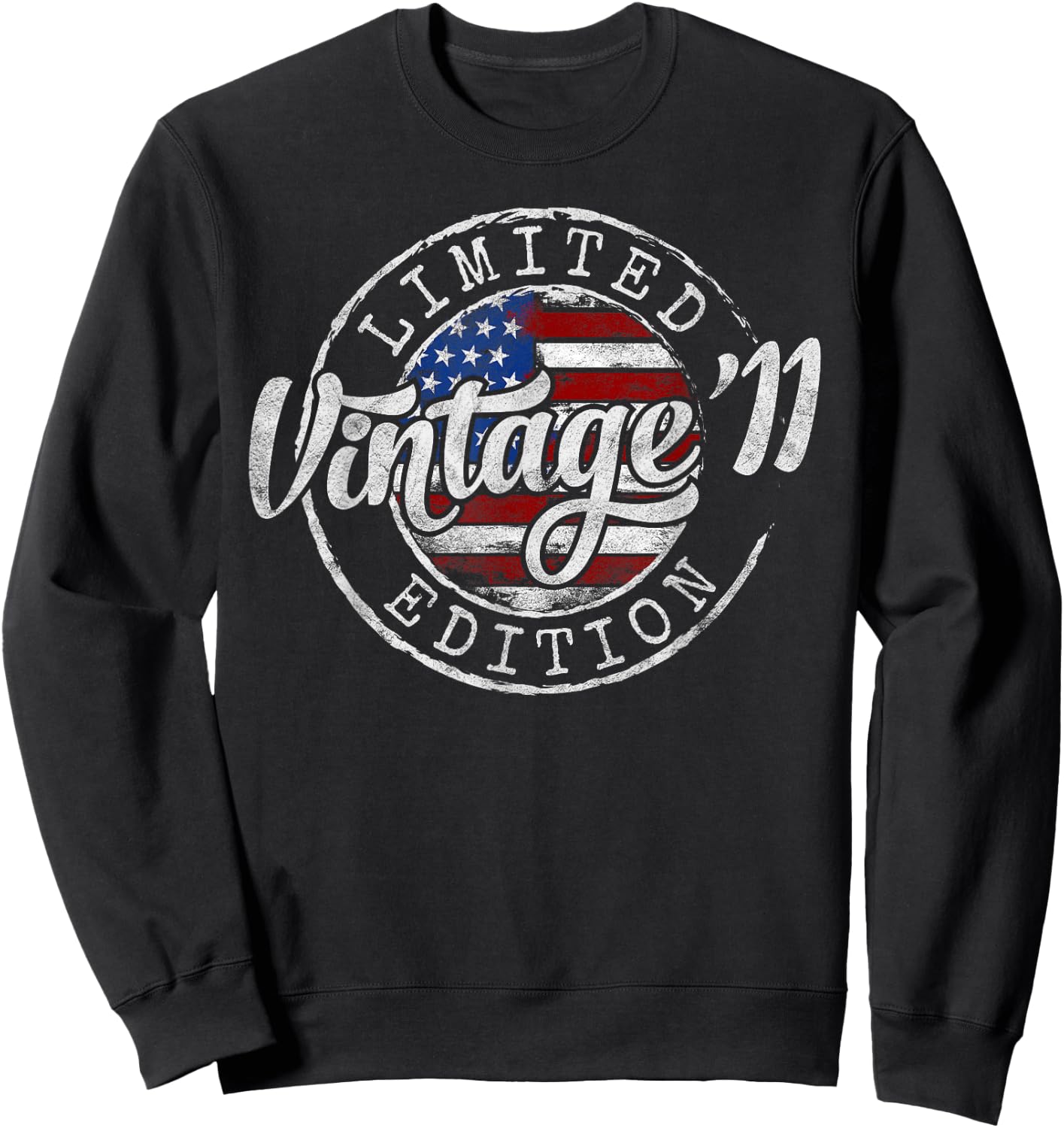 Vintage 2011 14th Birthday Gifts for Boy Girl 14 Year Old Sweatshirt - Sweatshirt | Black