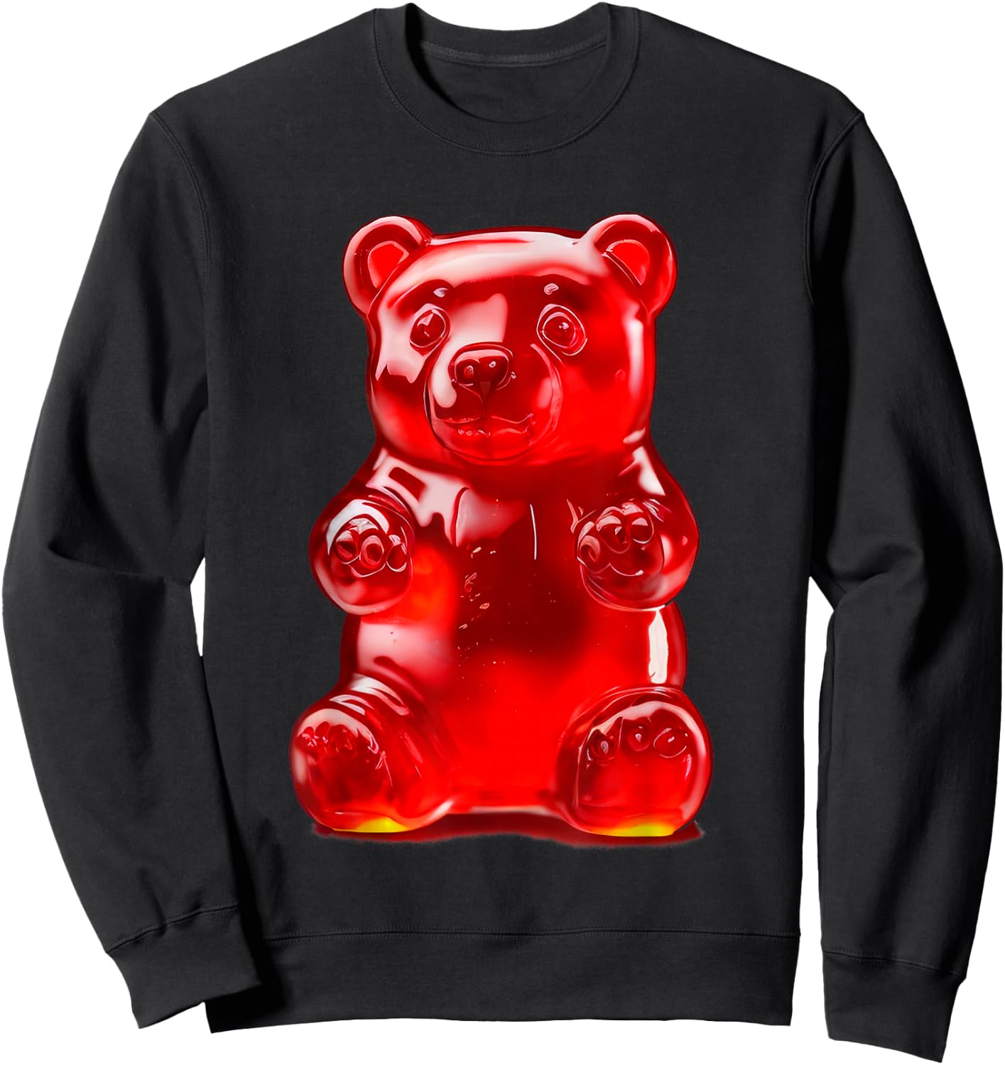 Red Gummy Bear Sweatshirt - Sweatshirt | Black
