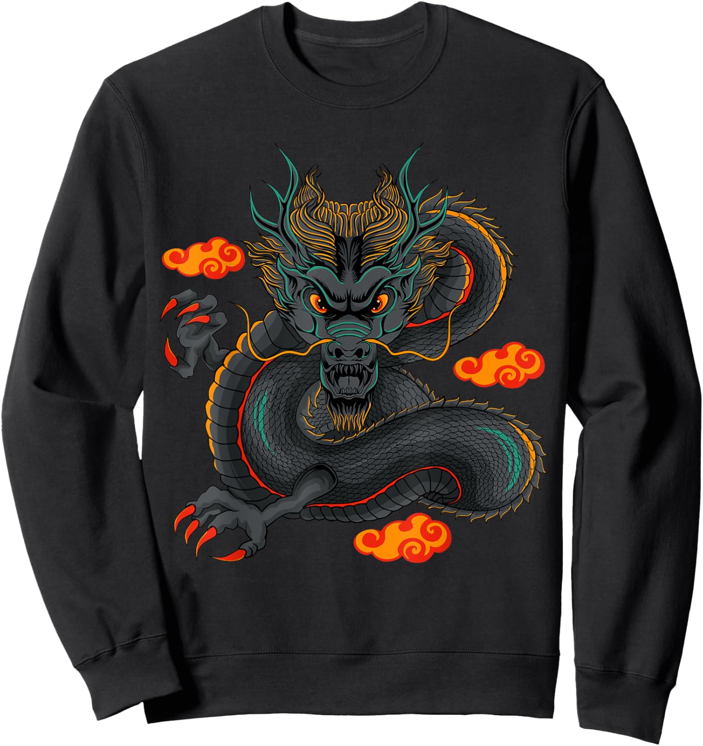 Dragon Sweatshirt - Sweatshirt | Black