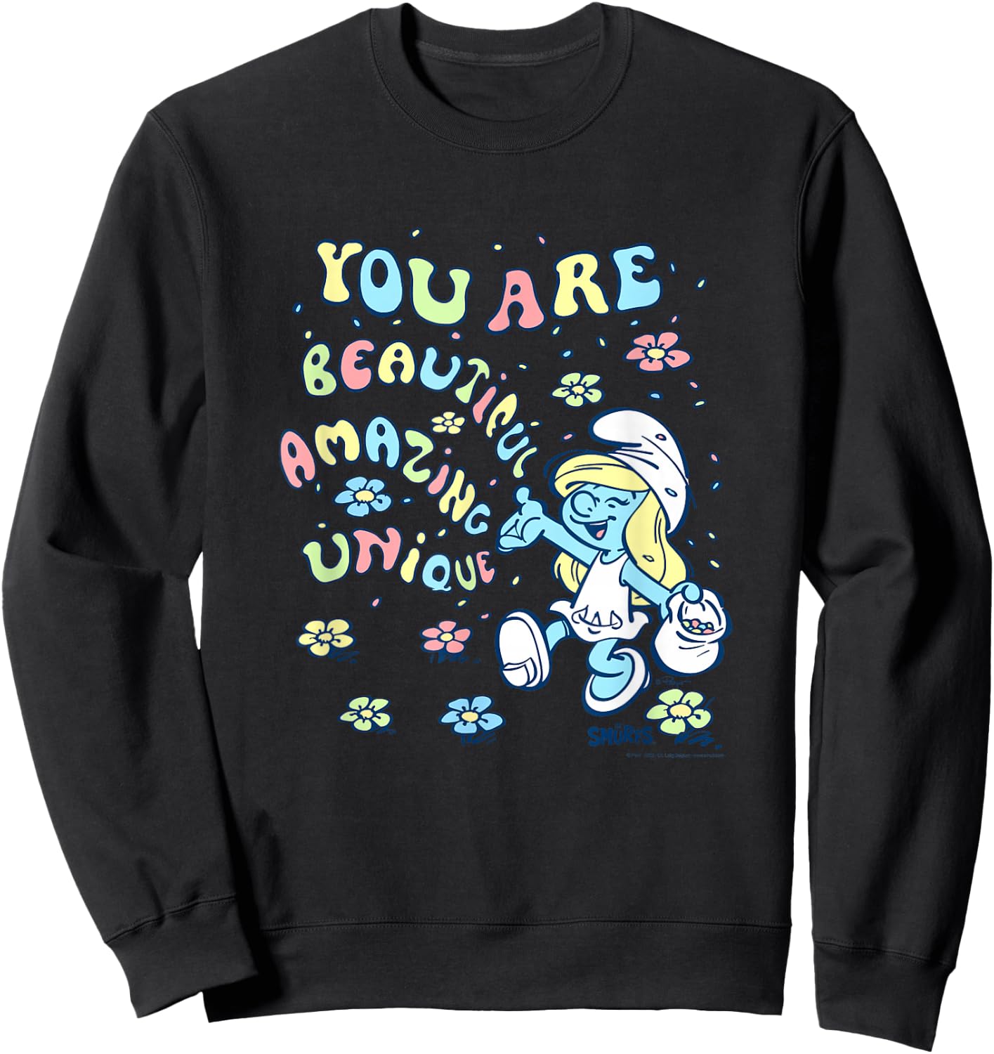 The Smurfs Beautiful Amazing Unique Sweatshirt - Sweatshirt | Black