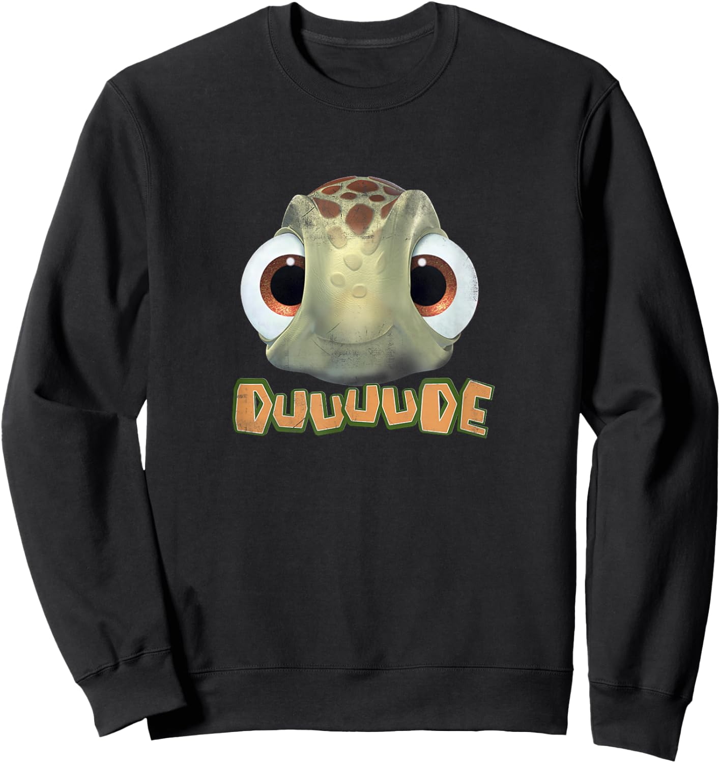 Disney Pixar Finding Nemo Surfing Baby Turtle Dude Sweatshirt - Sweatshirt | Black