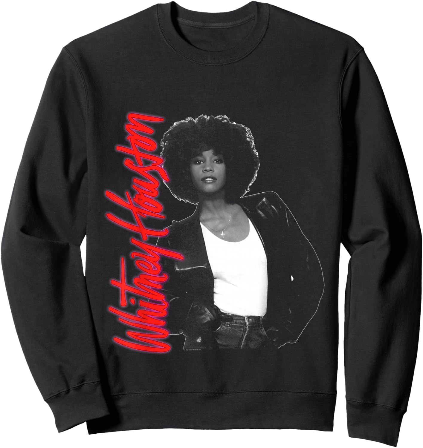 Whitney Houston Whitney Pose black Sweatshirt - Sweatshirt | Black