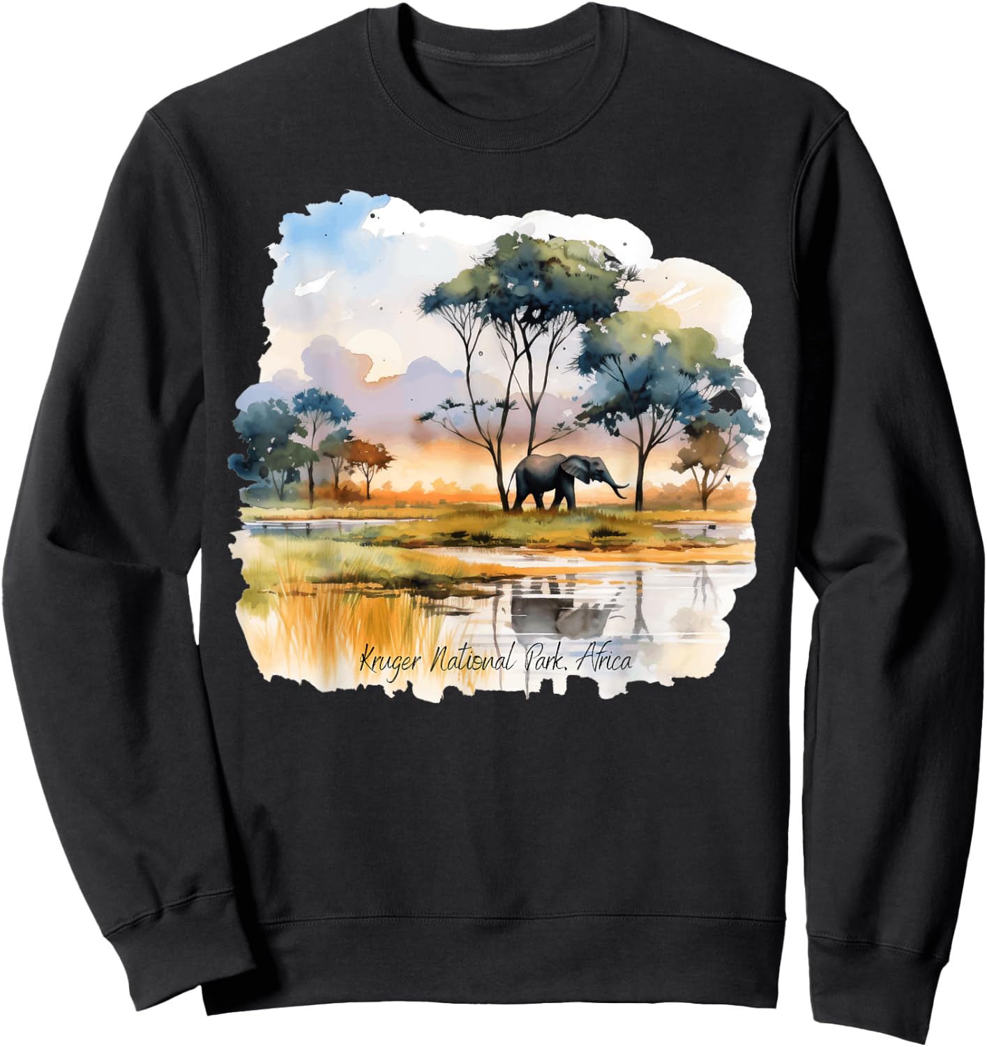 Kruger National Park is Africa Souvenir is Kruger Love Sweatshirt - Sweatshirt | Black
