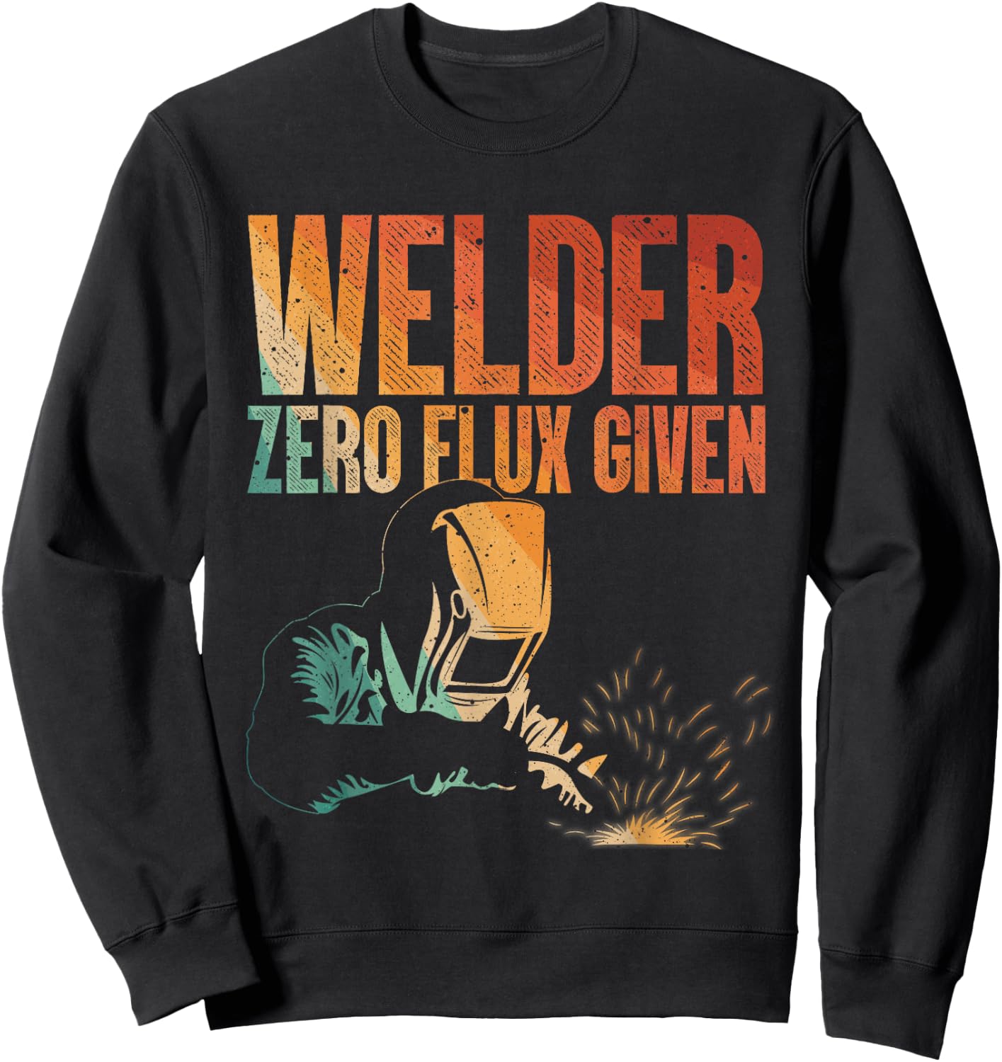 Cool Welder Art Women MIG/TIG Welding Metal Lover Sweatshirt - Sweatshirt | Black