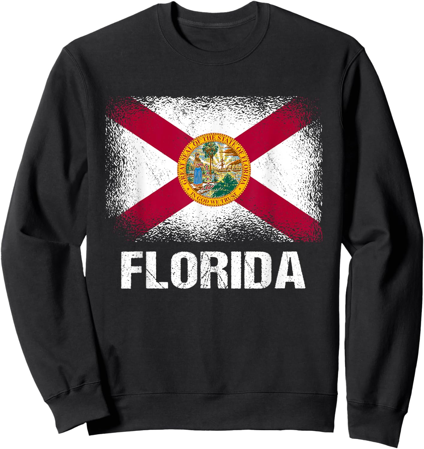 Florida State Flag Sweatshirt - Sweatshirt | Black